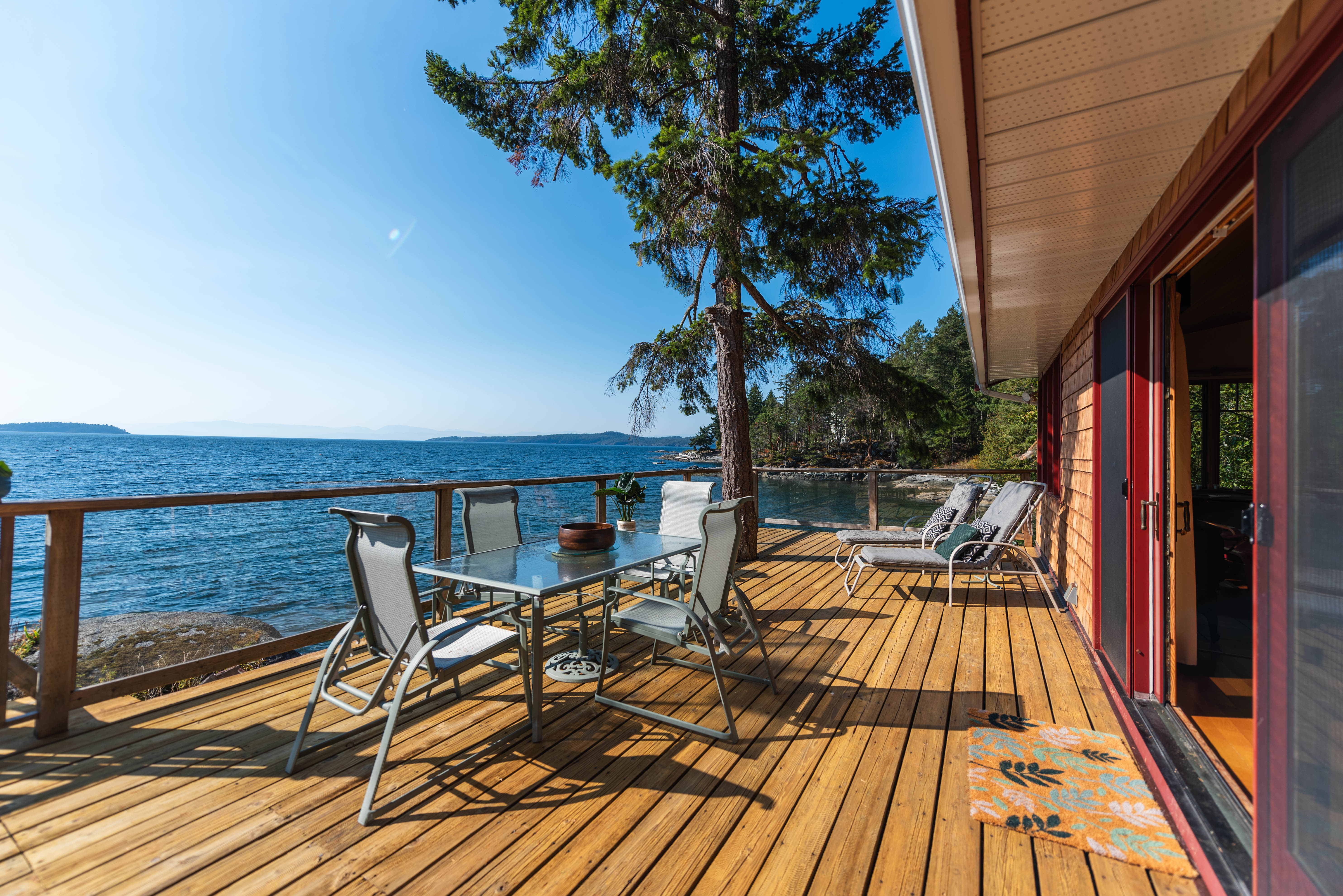 Ocean side home with private dock