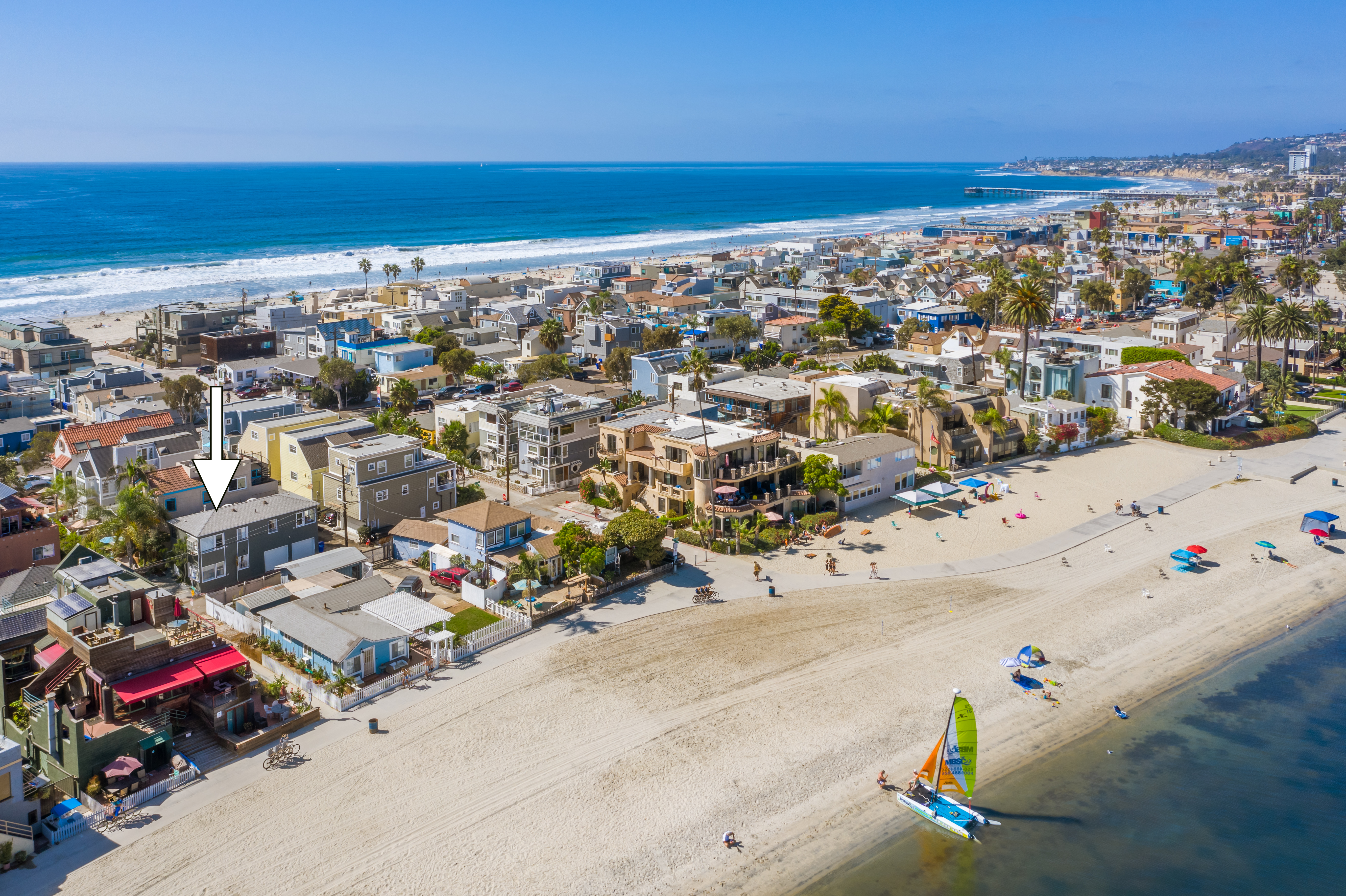 Mission Beach Bay Views Large Patio Fire Pit Cottages For Rent In San Diego California United States