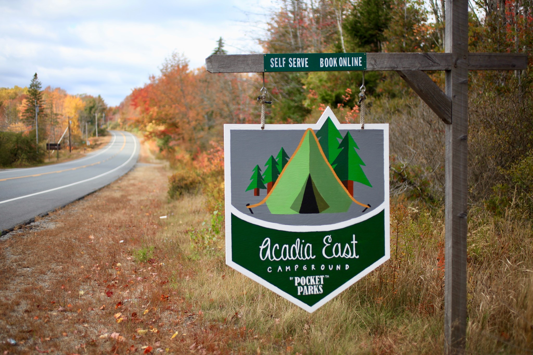 Acadia East Campground Raven's Nest Campsite Campsites for Rent in