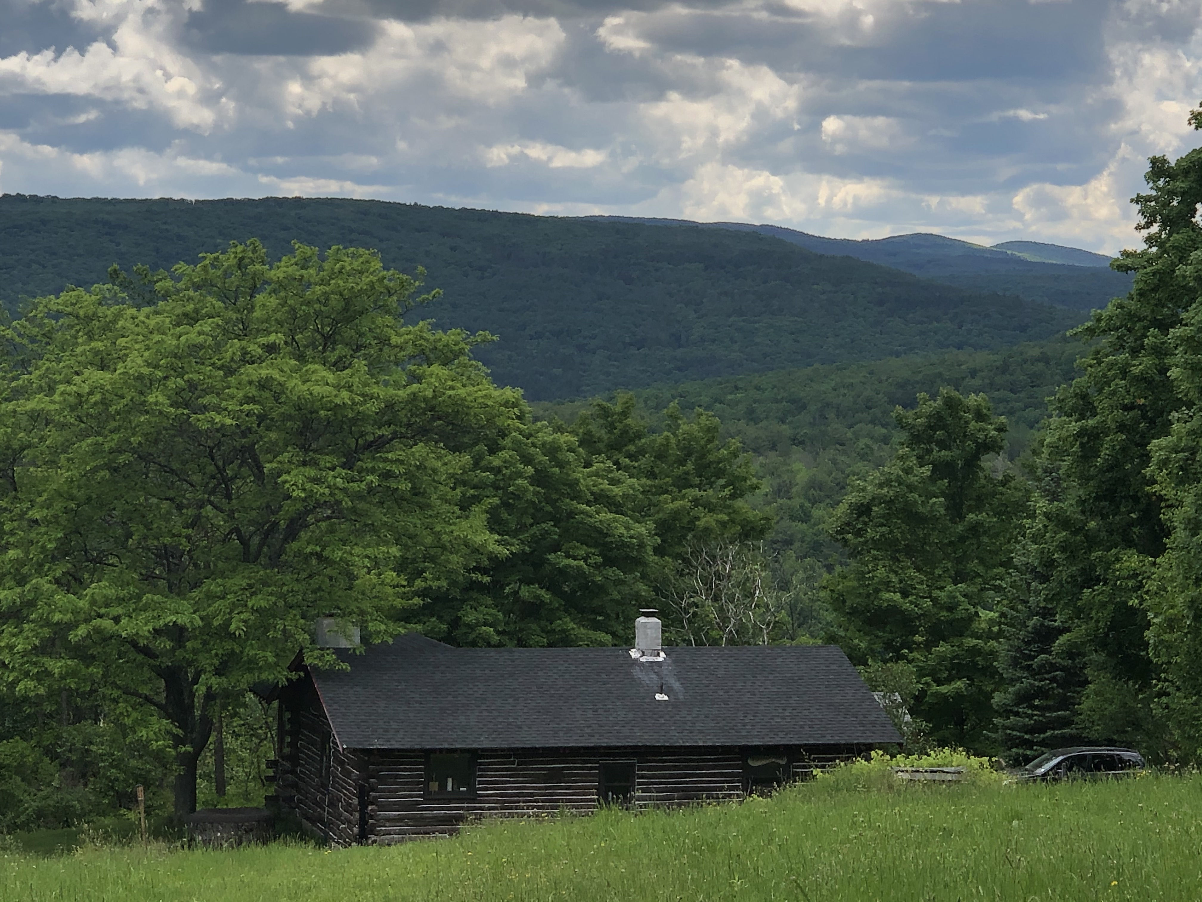 Log Cabin with Catskill Mountain Views Cabins for Rent in