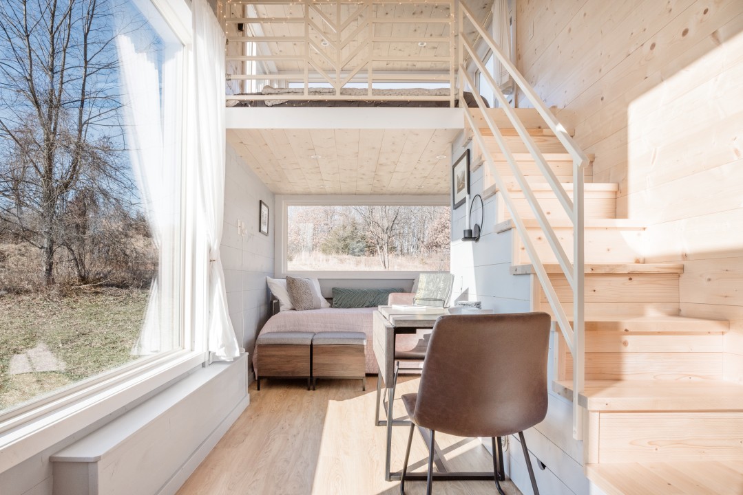 Orchard Views from a LightFilled Tiny House Tiny houses for Rent in