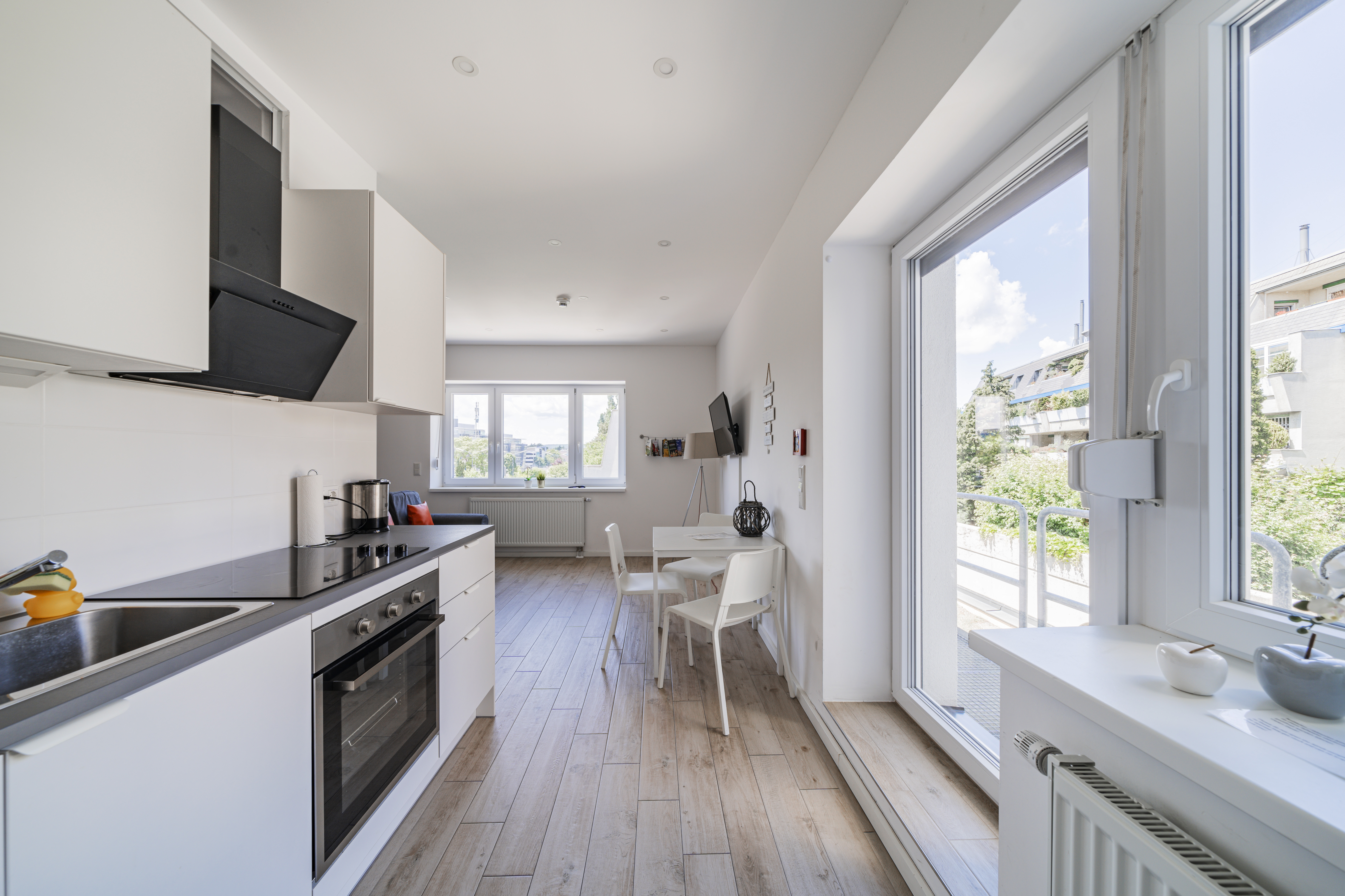 Schönbrunn (08): Stylisches 3-Personen Appartement