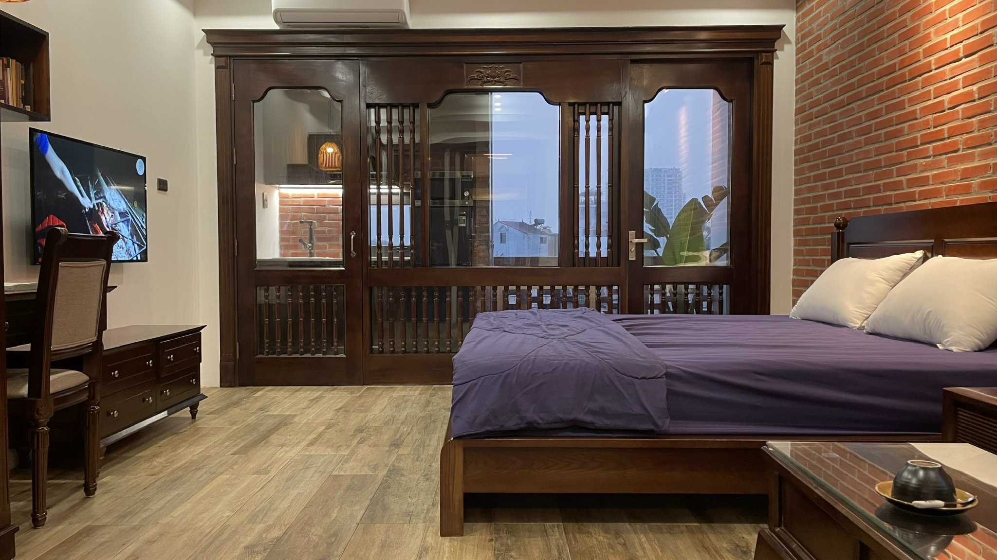 Studio in BaDinh Furnished Asian style, VinMart.