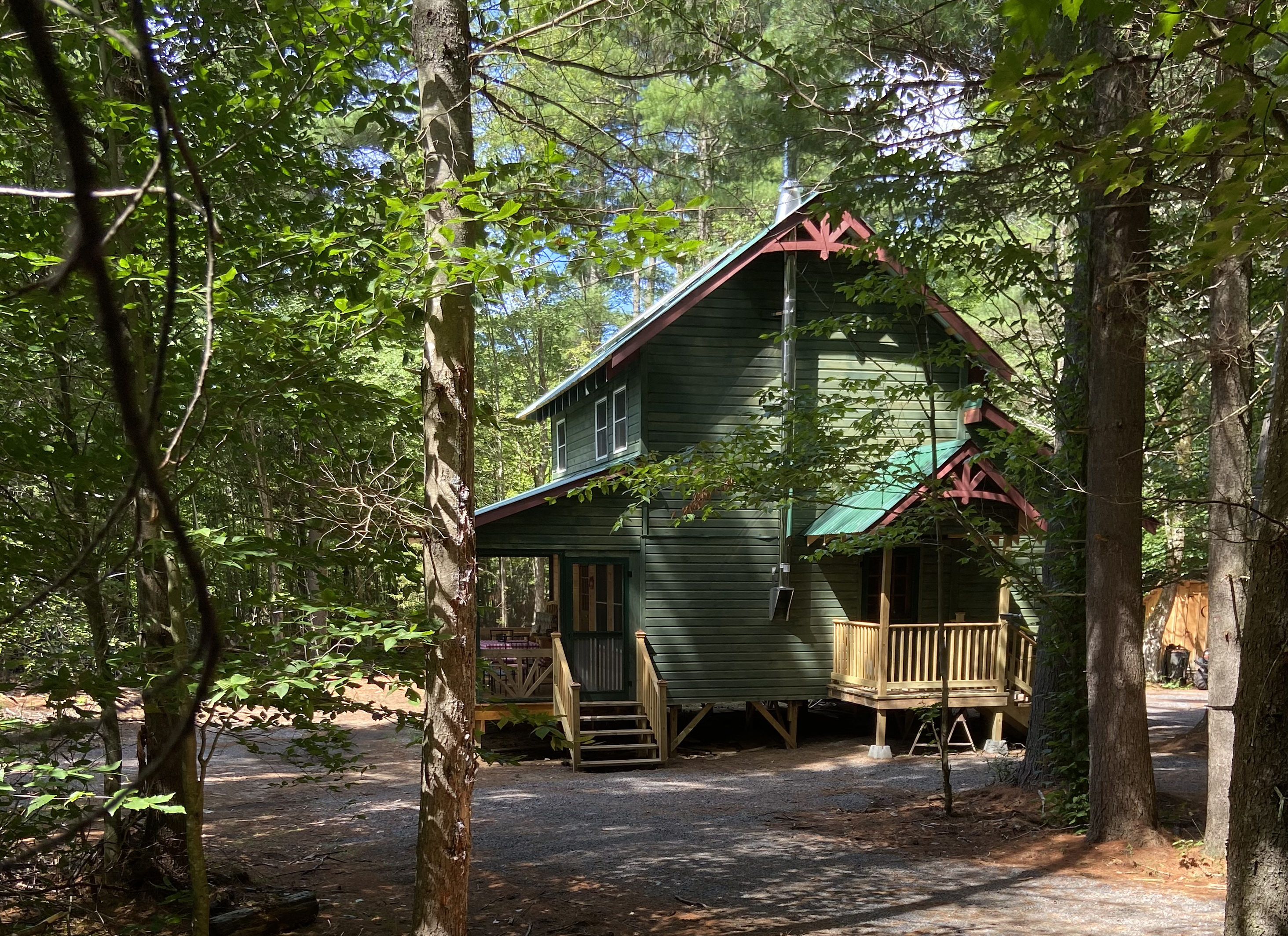 Secluded River Overlook Cabin  on 160 acres