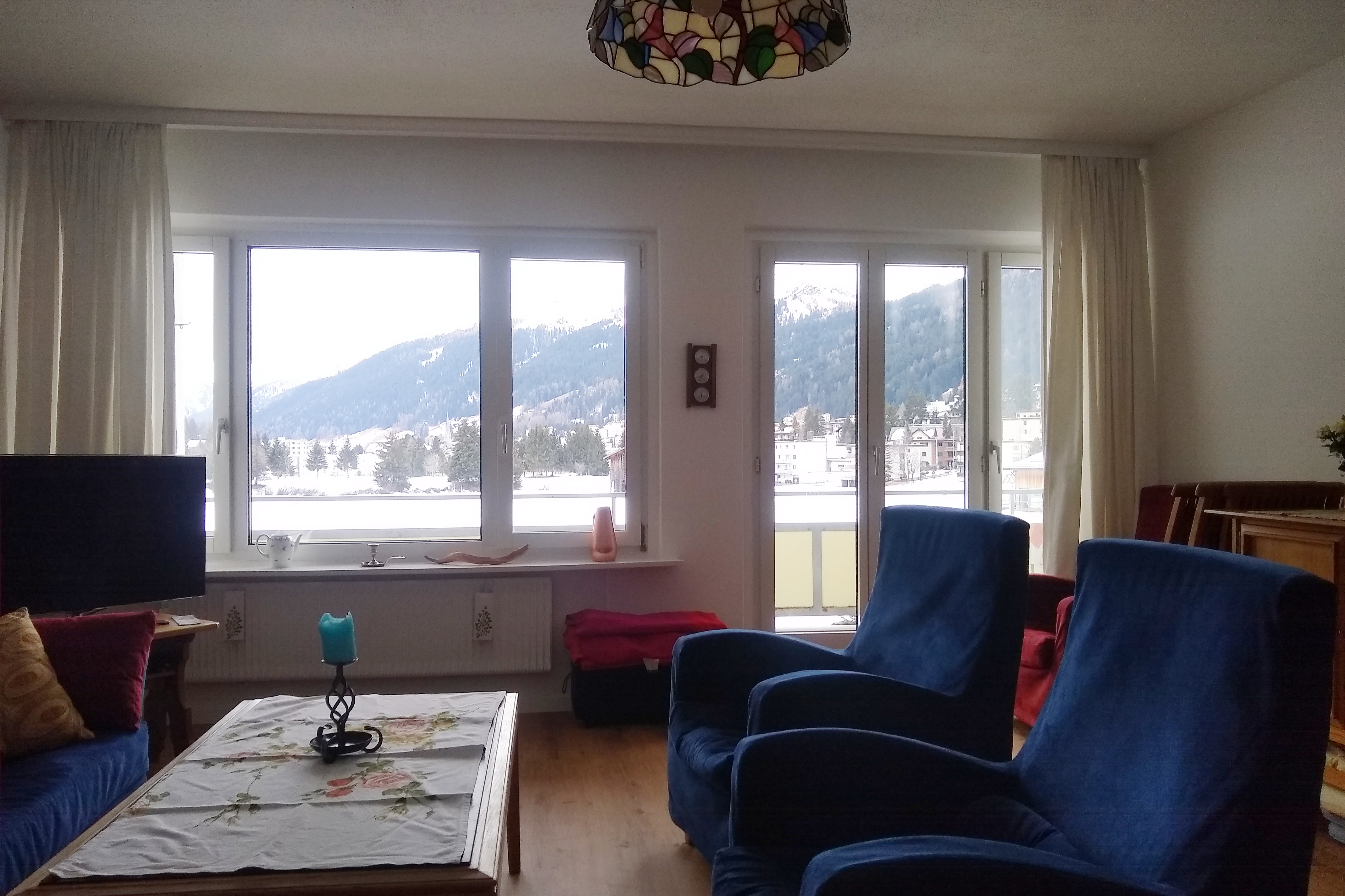 Cozy retro vacation apartment in Davos (3.5 rooms)
