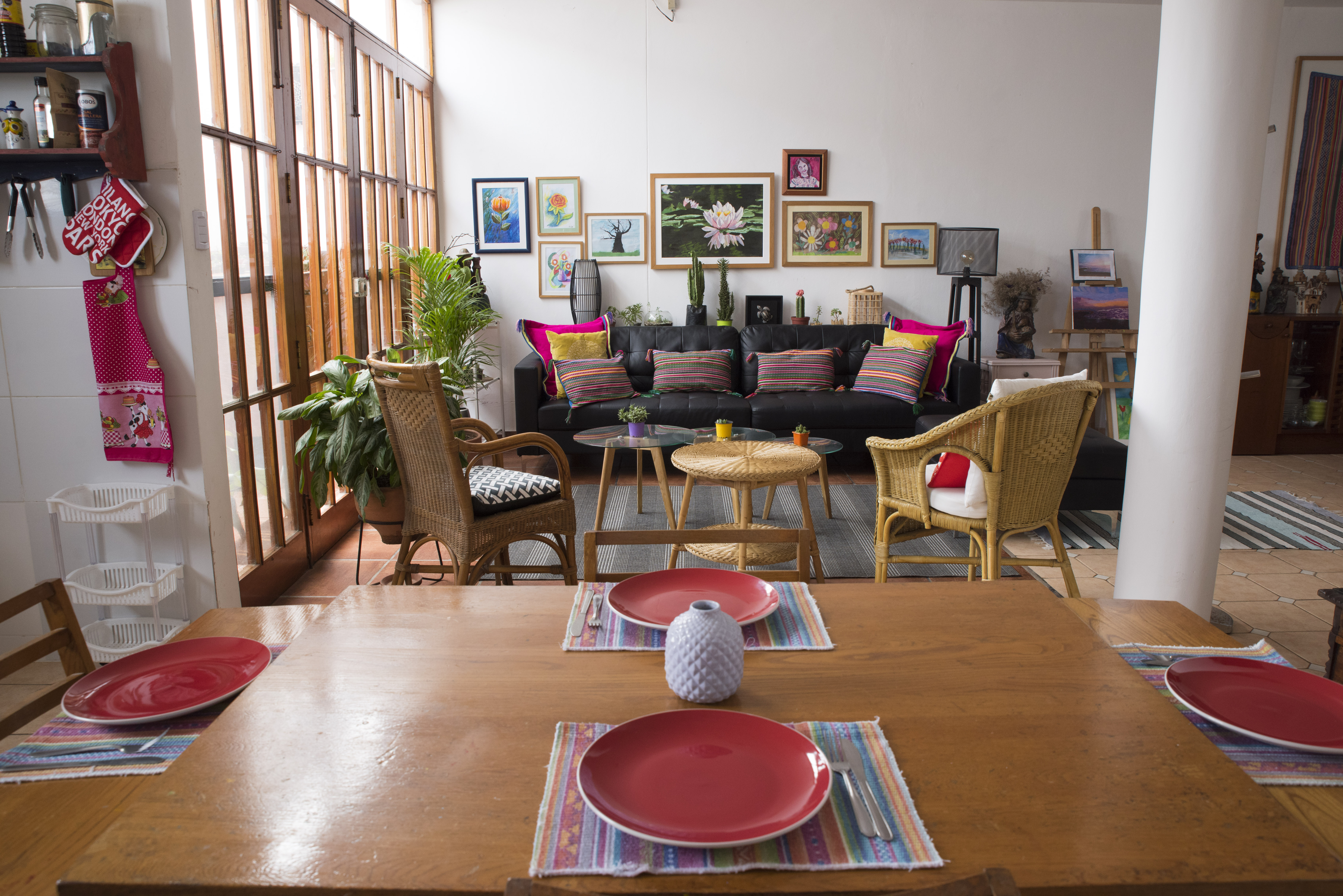Relaxing beach house with an eclectic spirit