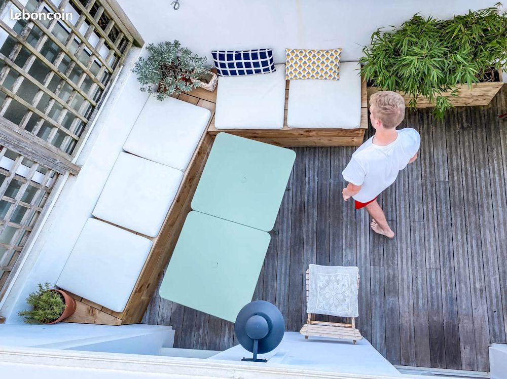 Beaurivage Biarritz verandalı tripleks ev Airbnb