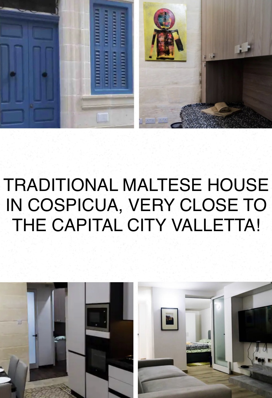 Top Rated Full house close to Valletta! RARE FIND.