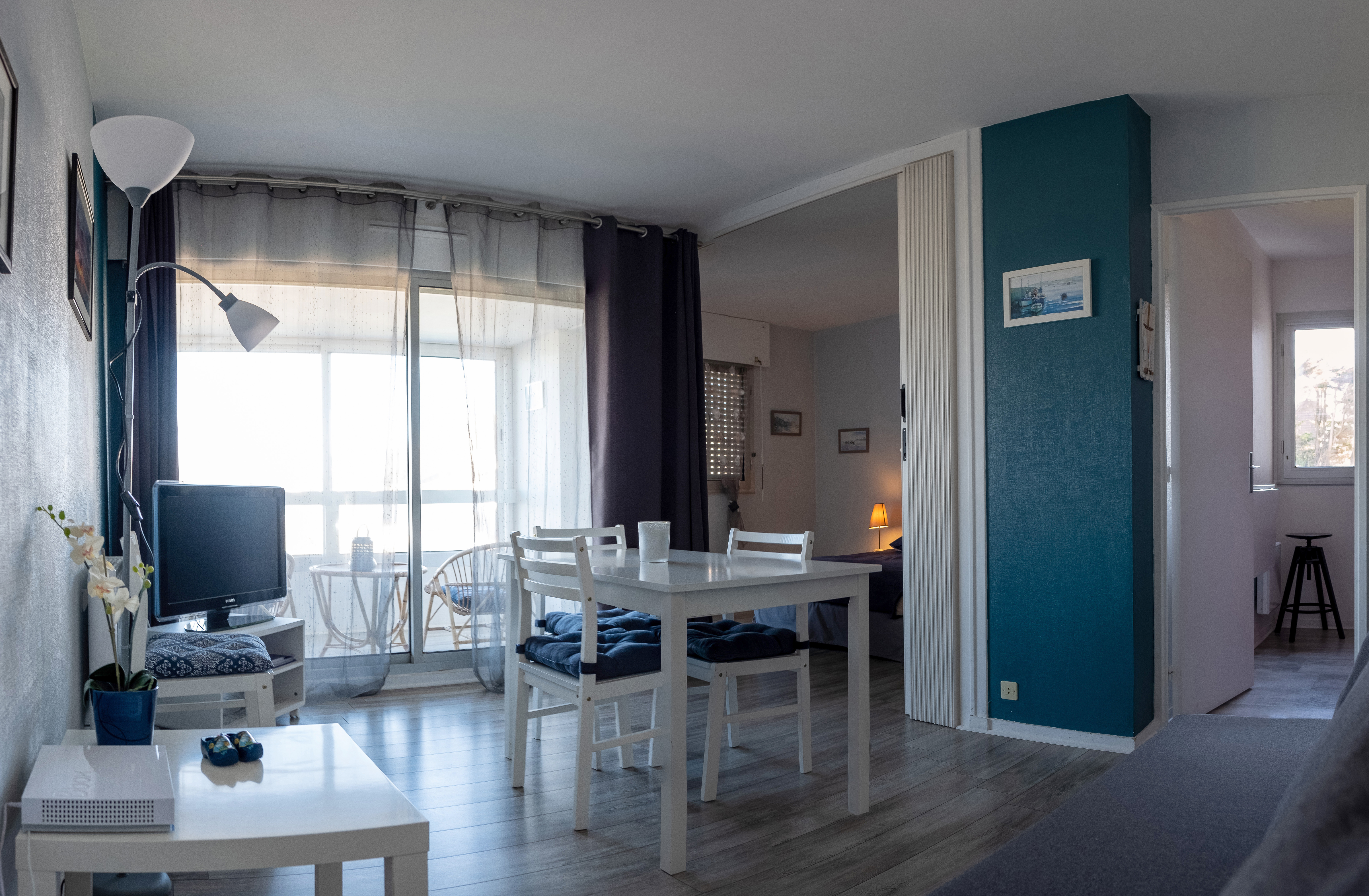Beautiful F2, sea view, close to Courseulles.