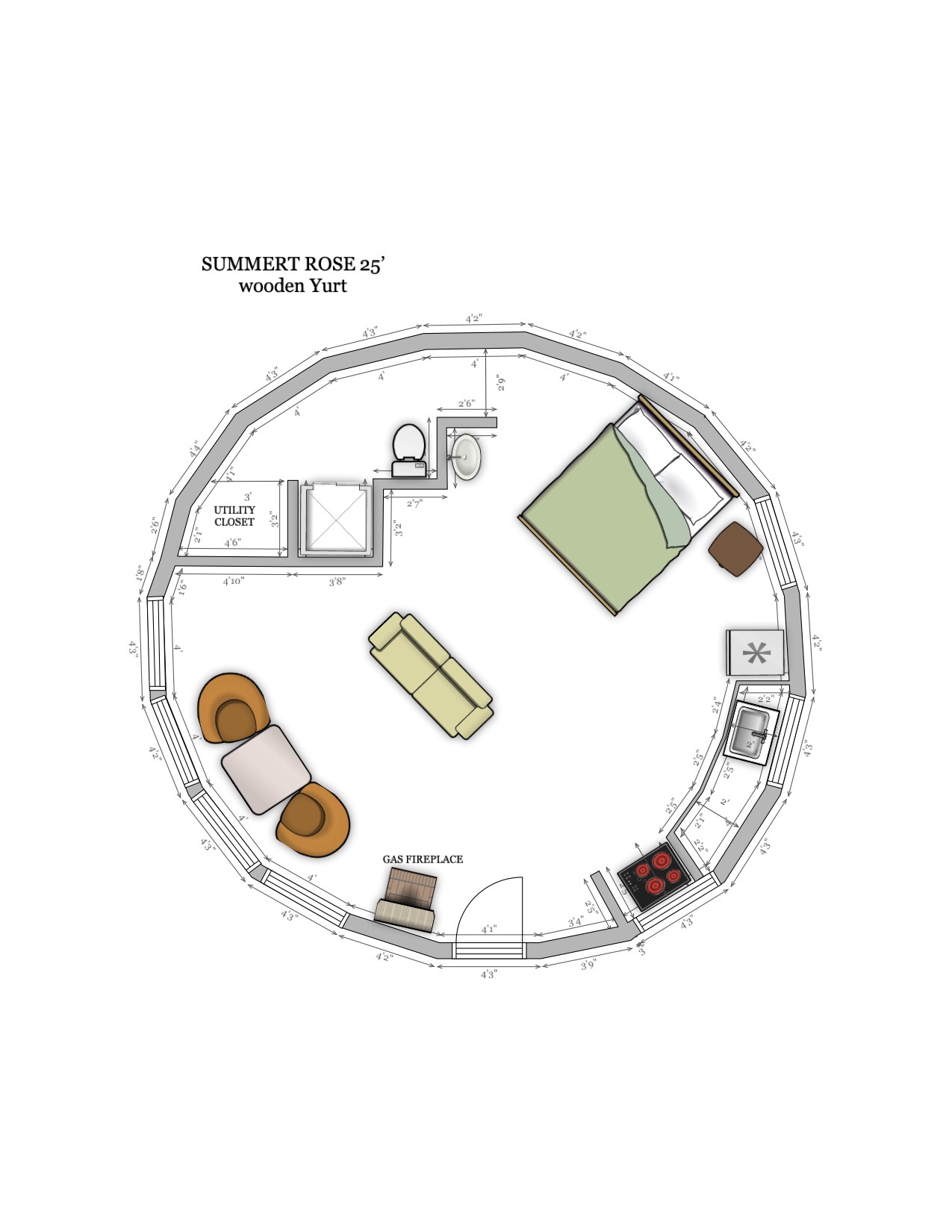 SUMMER ROSE a Yurt for ALL Seasons Yurts for Rent in Appleton, Maine