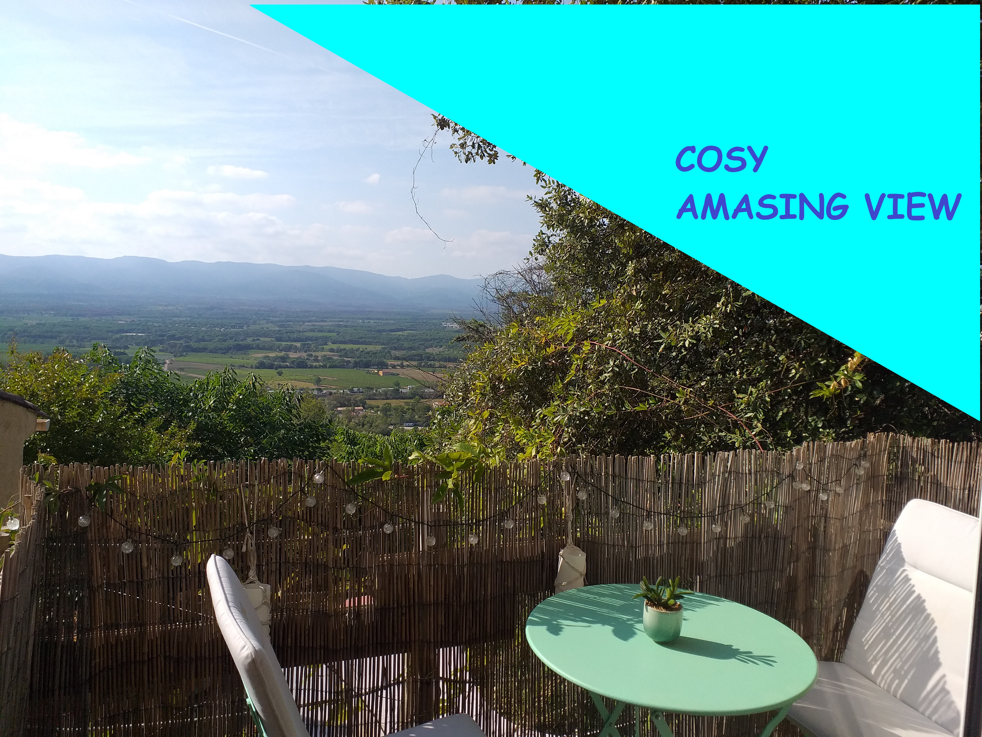 Cozy nest with panoramic view