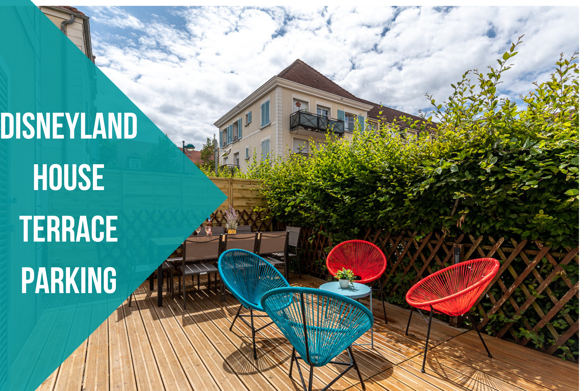 Disneyland House Terrace Sunny Parking Houses For Rent In Serris Ile De France France