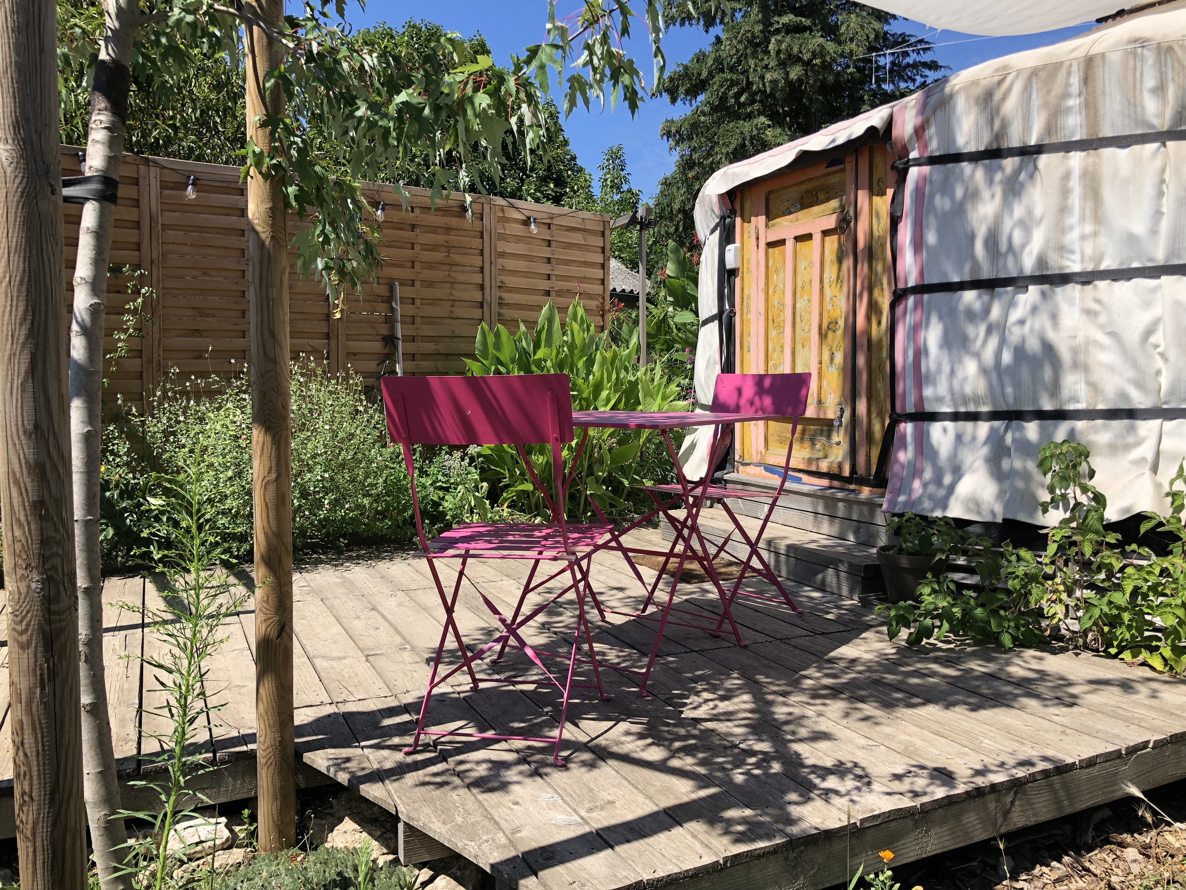 A yurt in Blois
