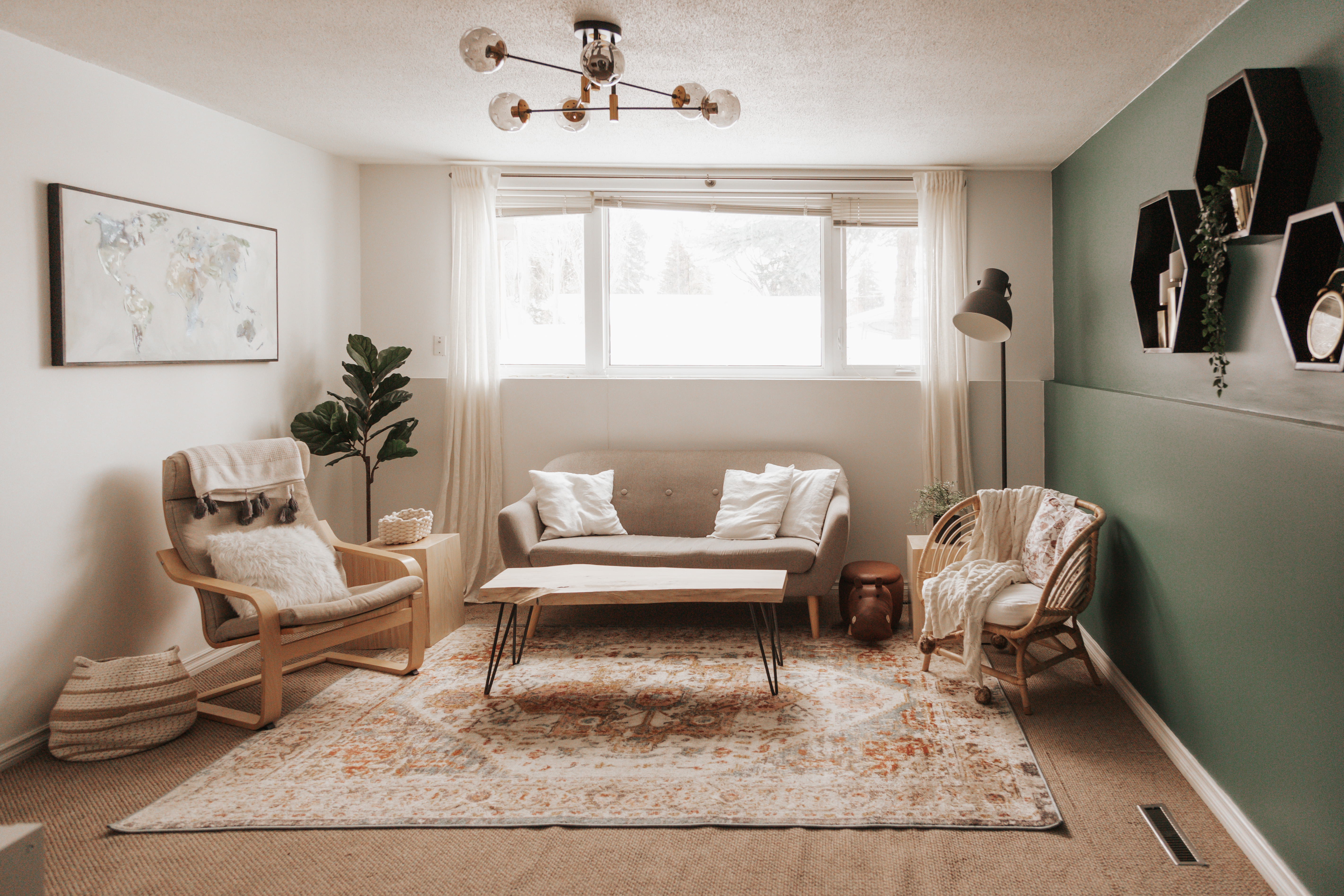 Central, Private, Comfortable suite.  3 bedrooms.