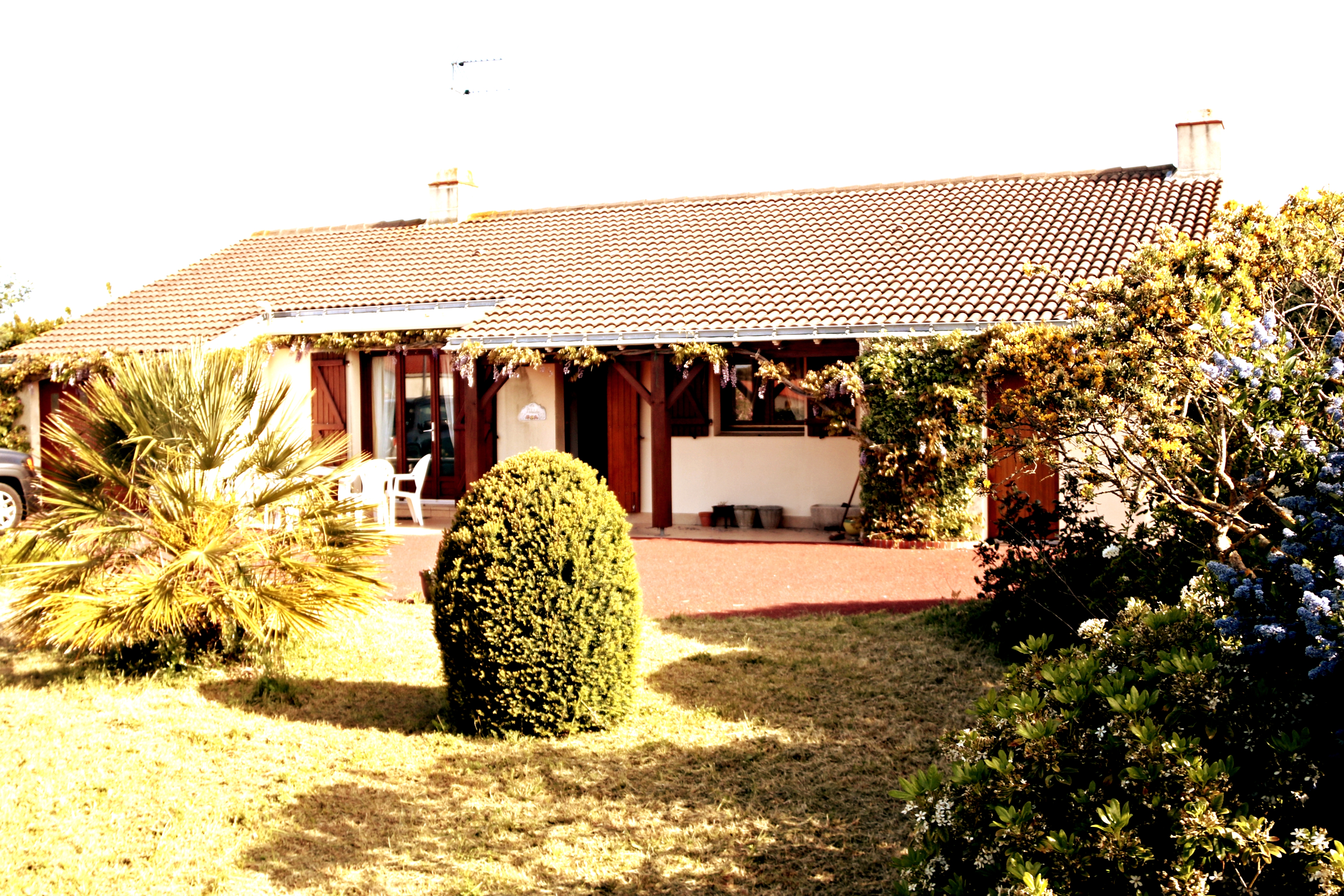 Beautiful villa near the sea and village with its annex