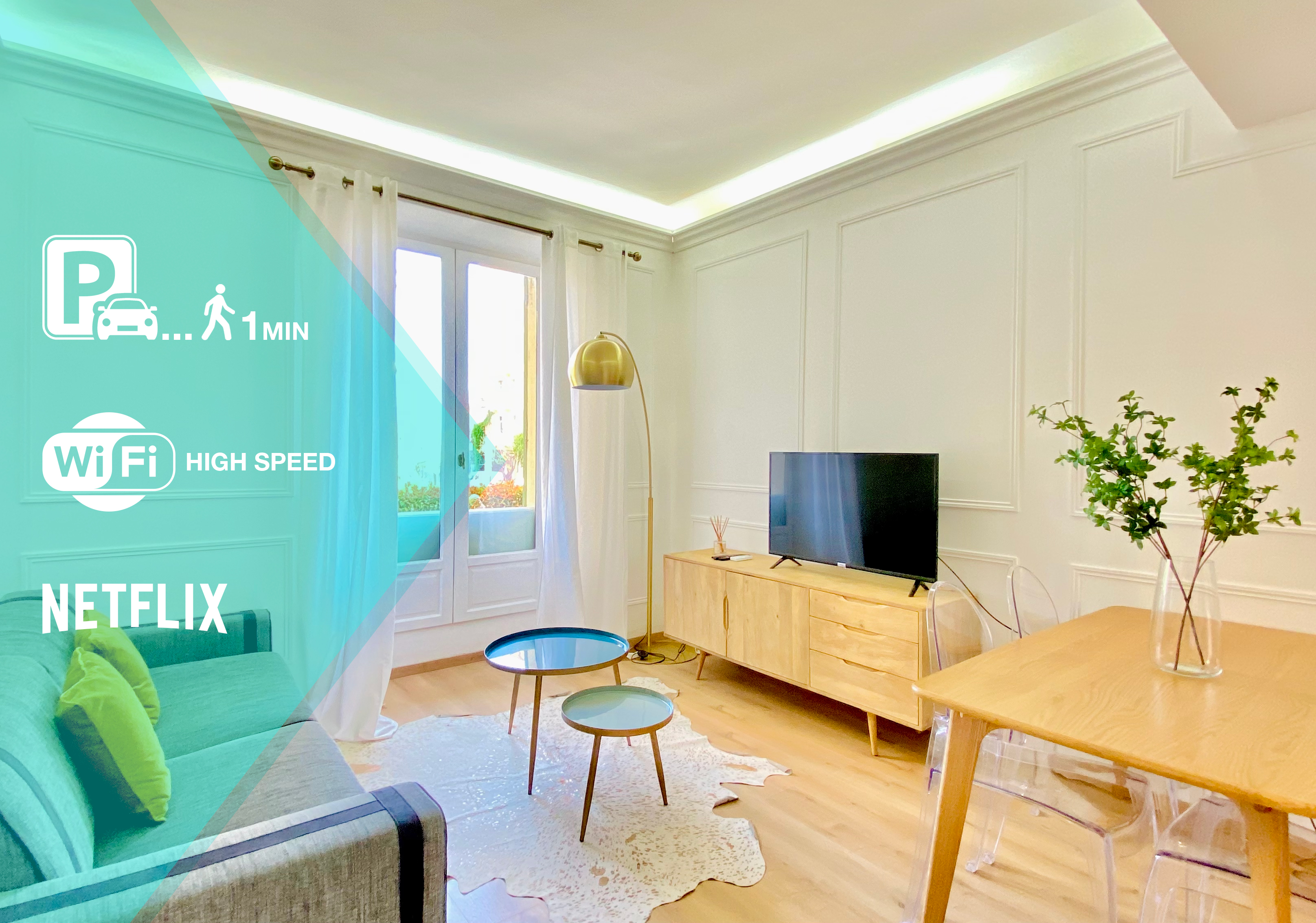 ★ Designer Garden View Apartment  Heart of City★