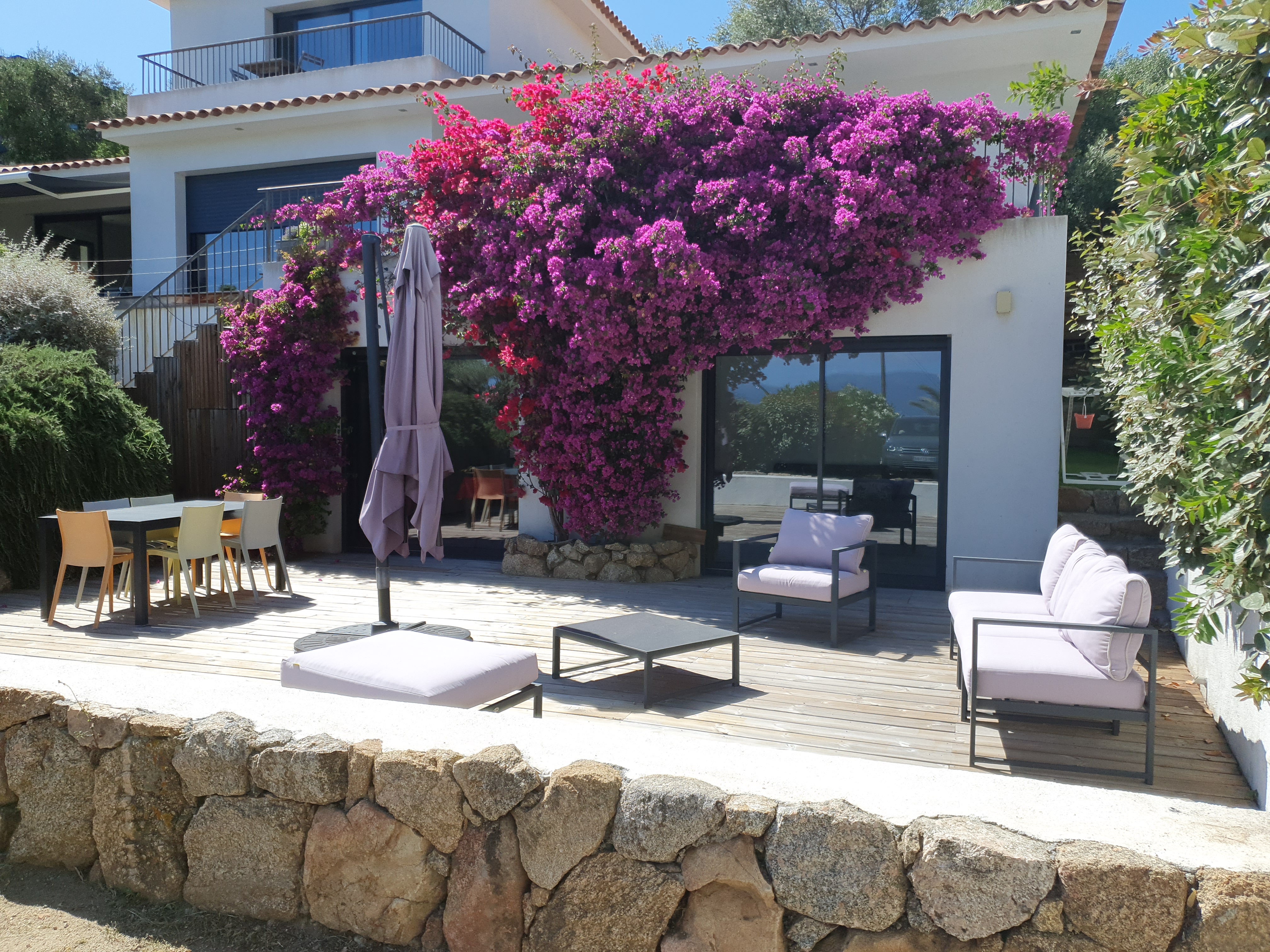 Rez-de-Villa 4/5 pers. in Porto-Pollo and pool.