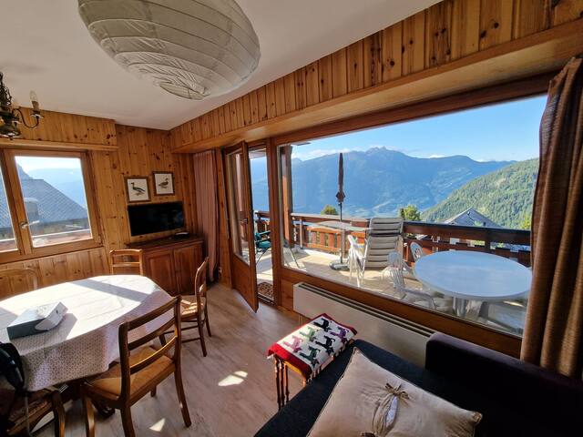Ovronnaz GREAT South apartment within ThermalBath