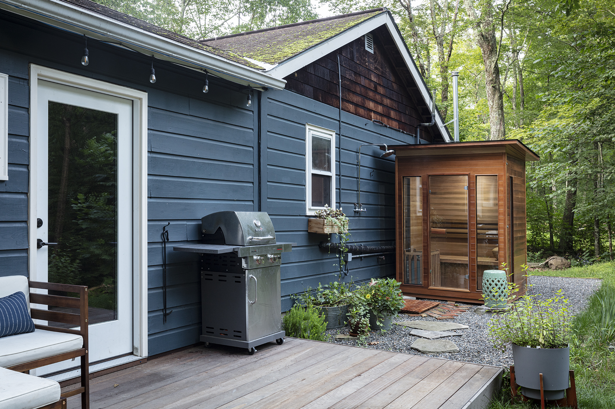 Restorative Escape in the Woods with Sauna