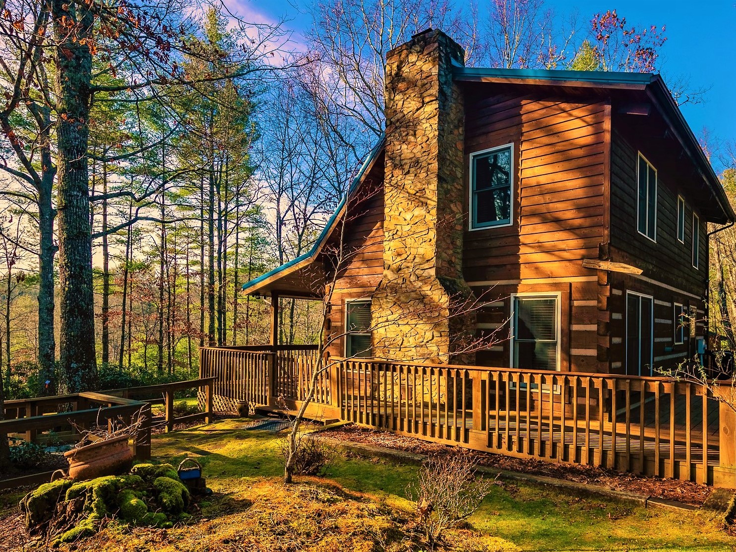 1 ACREReal Log CabinGated CommunityEasy Access Cabins for Rent in