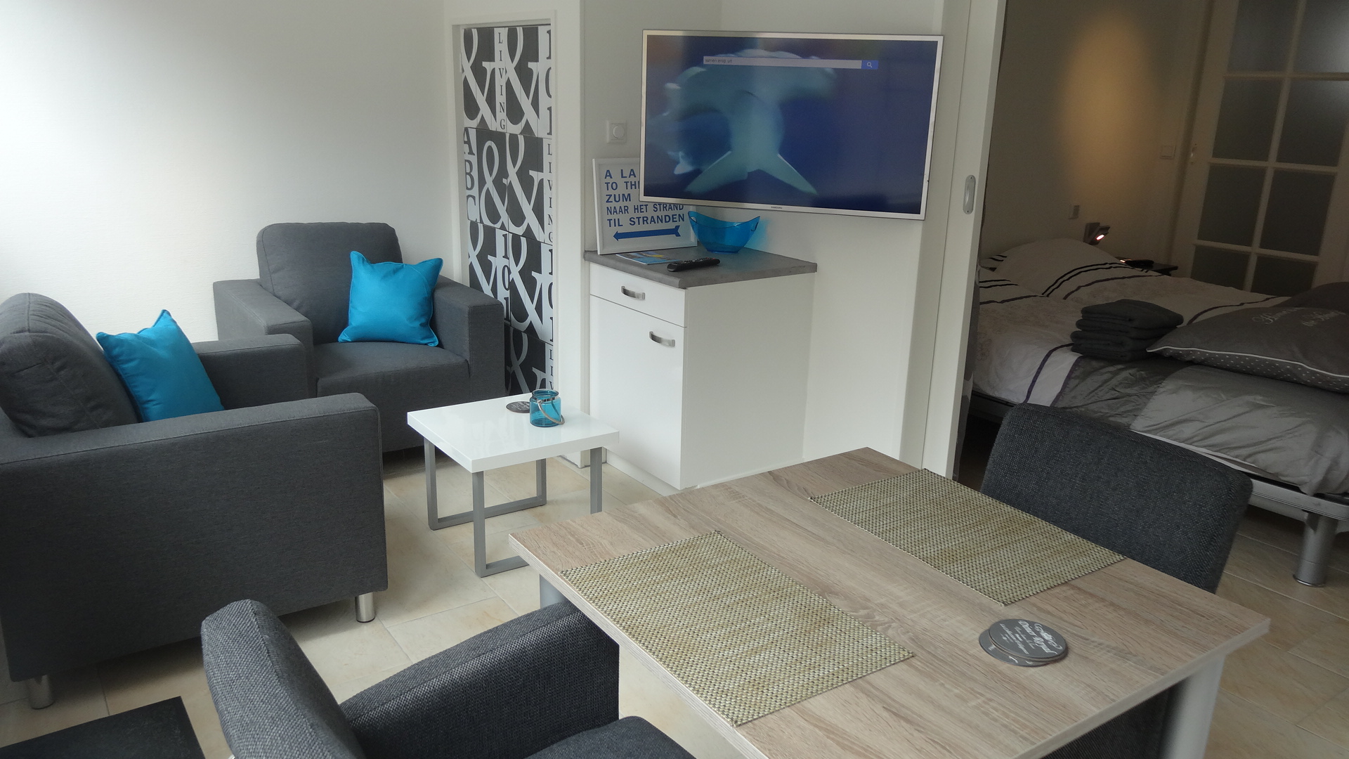 Apartment no. 2 for 2 people near city center/beach
