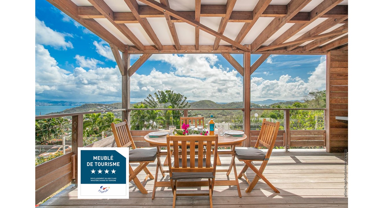 Villa Canopée Apt1 - Ranked 4* - Private SPA sea view