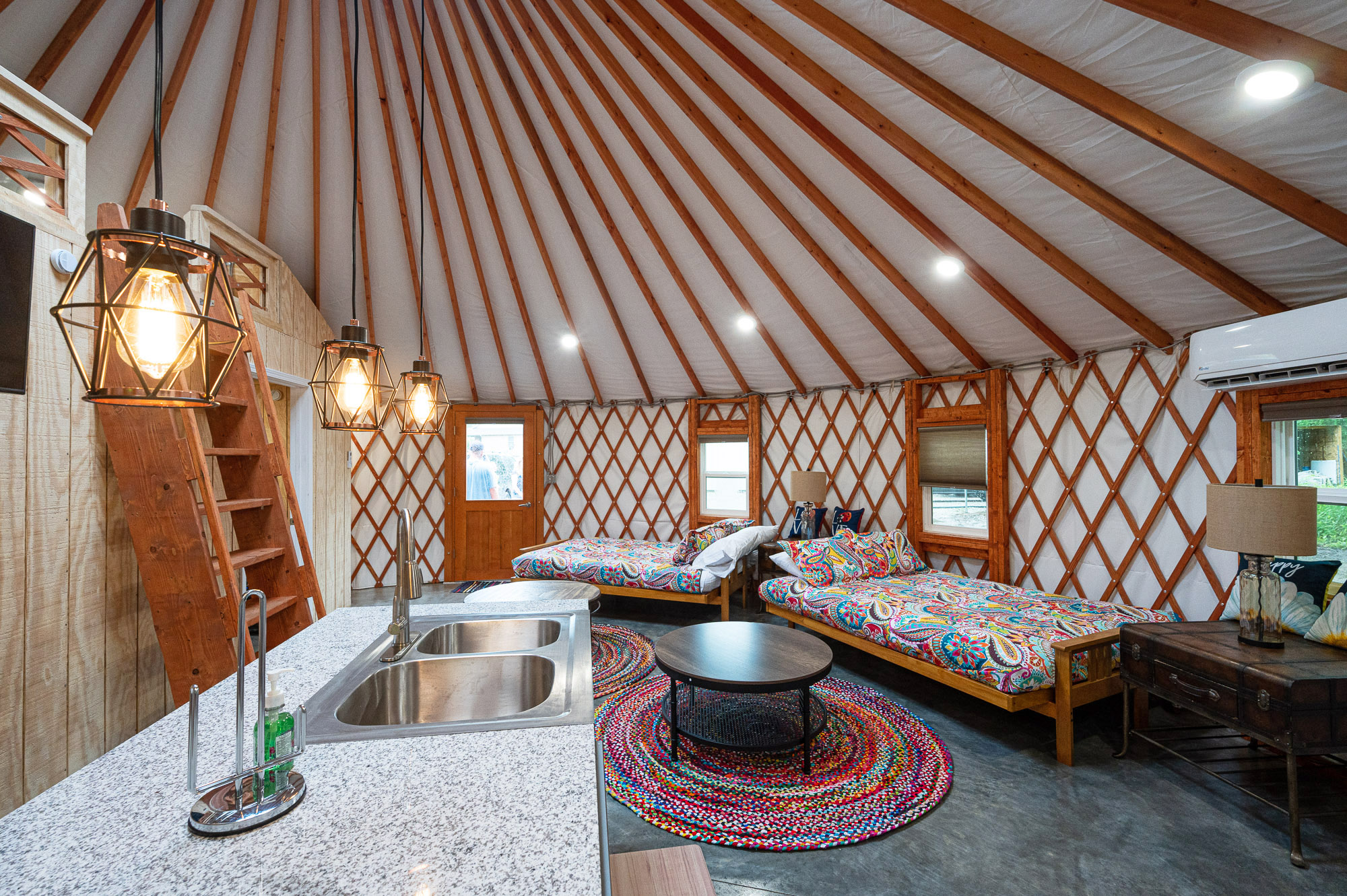 Maggie's Modern MEGA YURT (30ft) Yurts for Rent in Phillipsburg