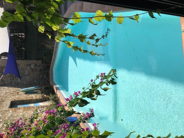 Spacious house with a pool