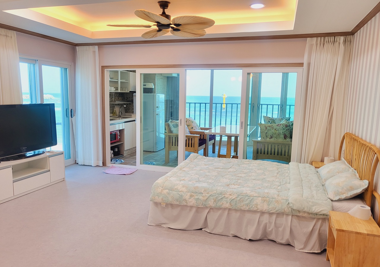 Beachfront Pension-C. Ocean View Balcony Party Room (2nd Floor)