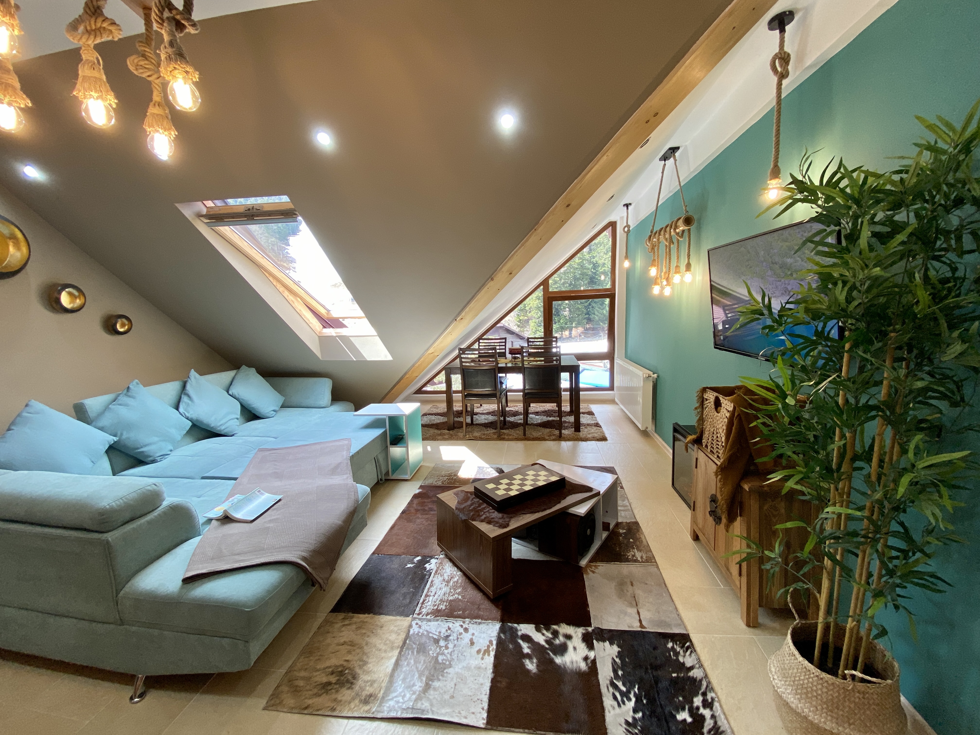 Loft superb langa partia de ski Kalinderu