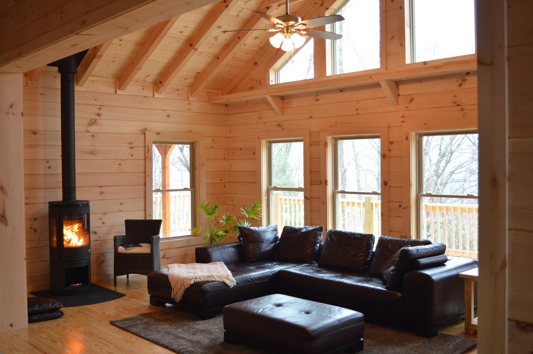 Chalet at Winghaven, Sunny Log Home in 28732, Asheville