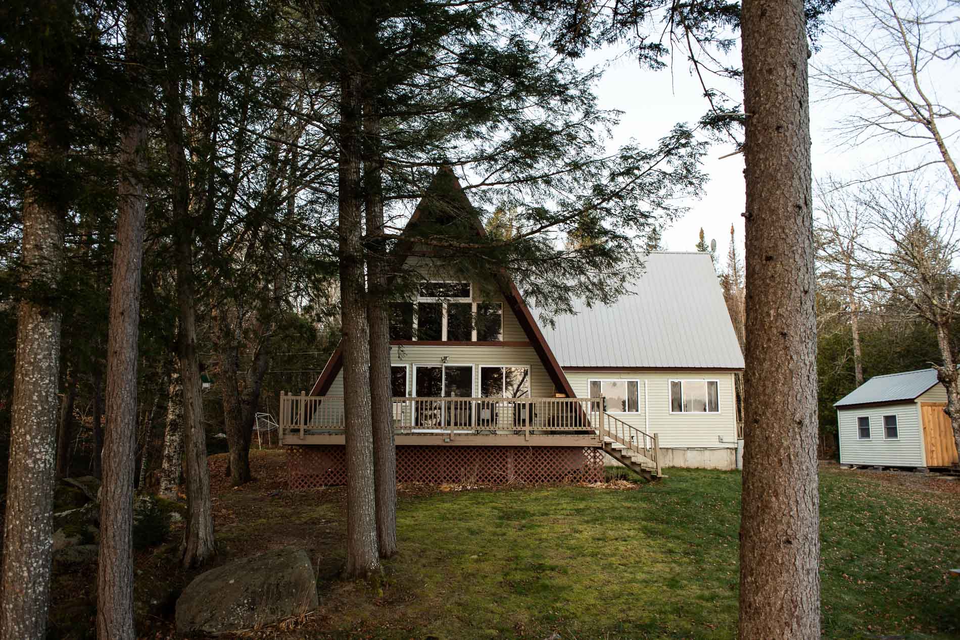 Piper Pond AFrame Chalets for Rent in Abbot, Maine, United States