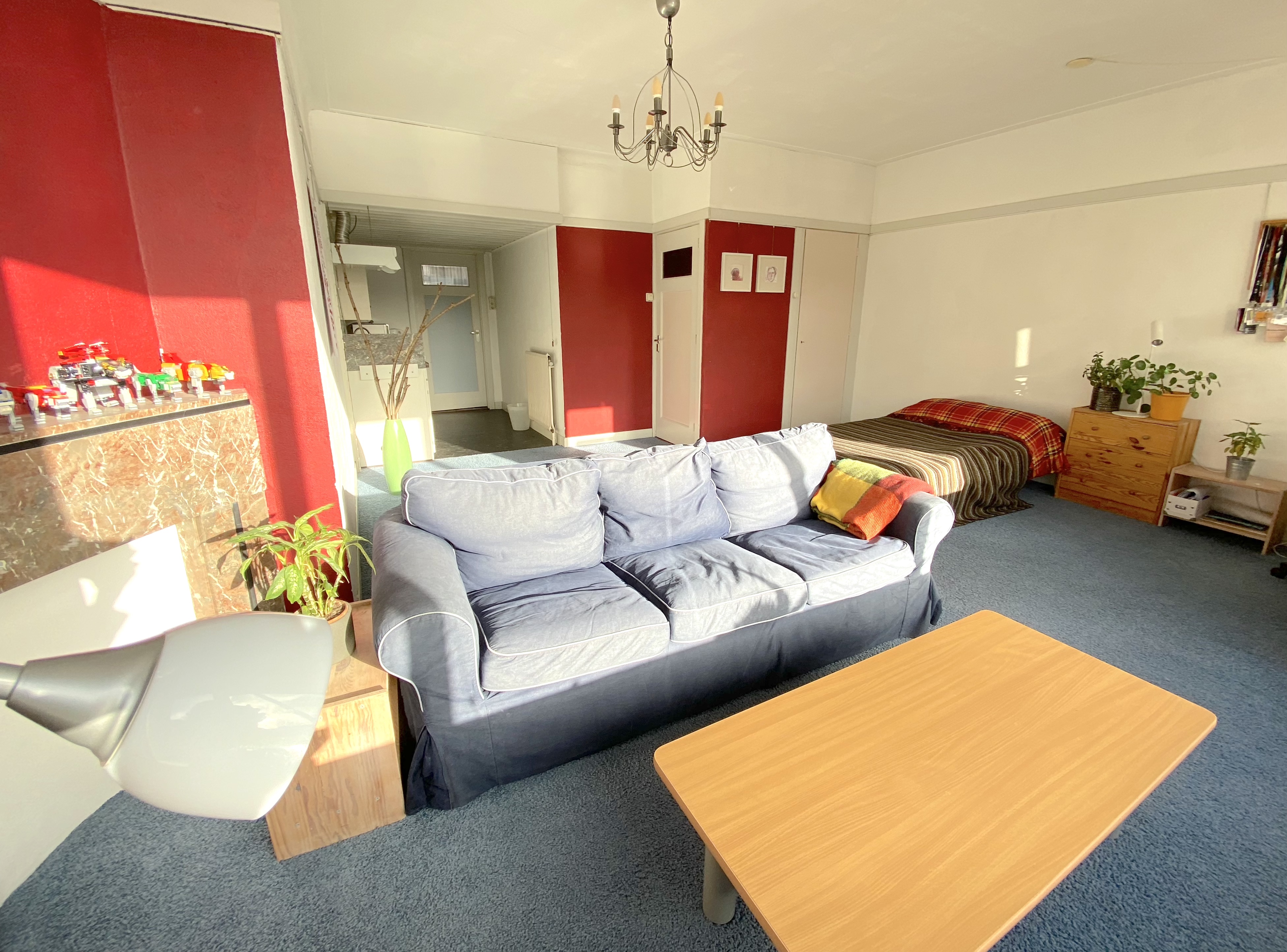 Private room with a lovely view and kitchen zone. — Rotterdam stay