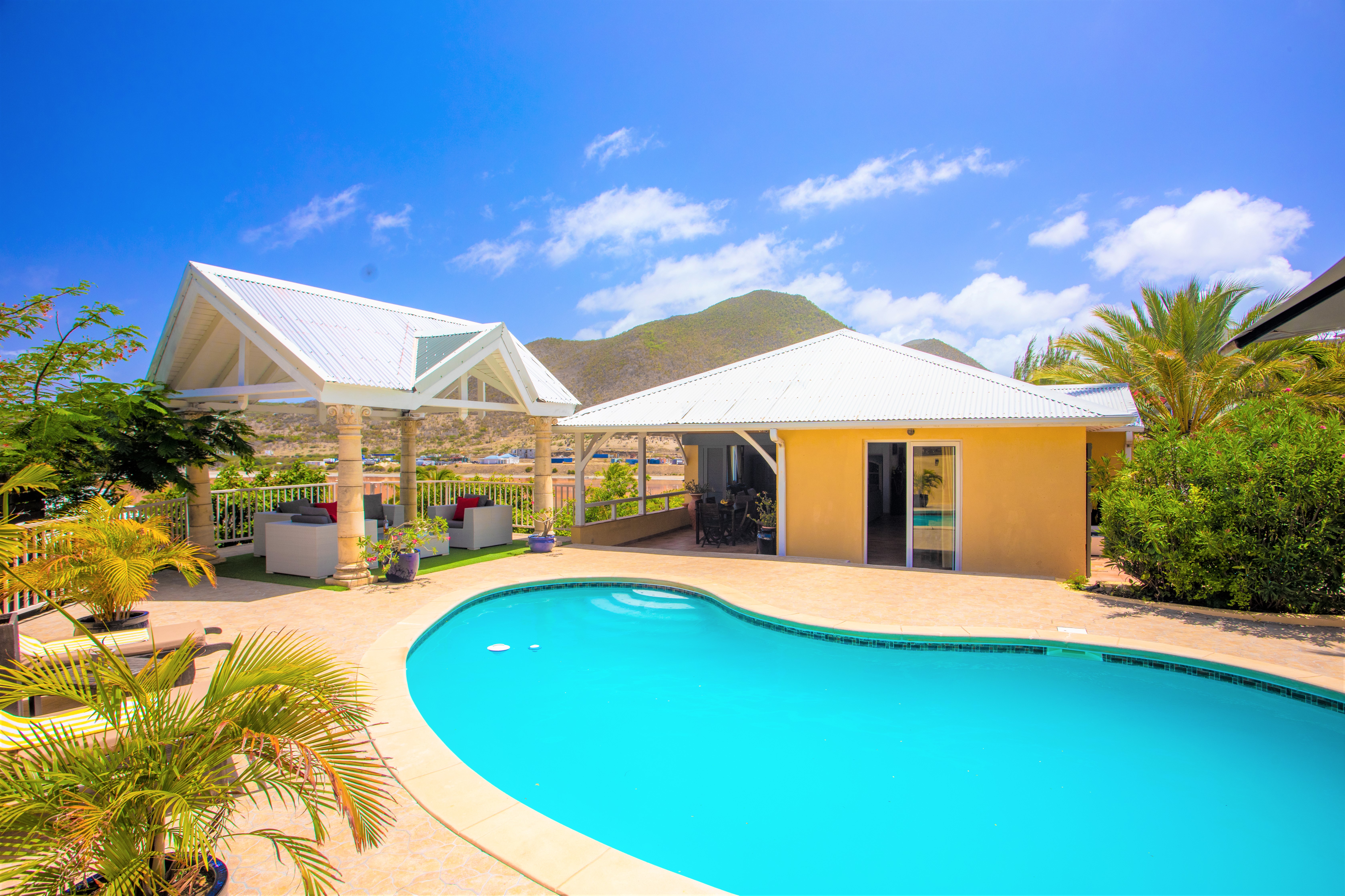 Spacious Villa - Saint Martin - Pool/4 Bedrooms