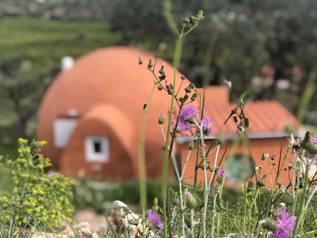 Hobbit house on rustic land in sunny Algarve.