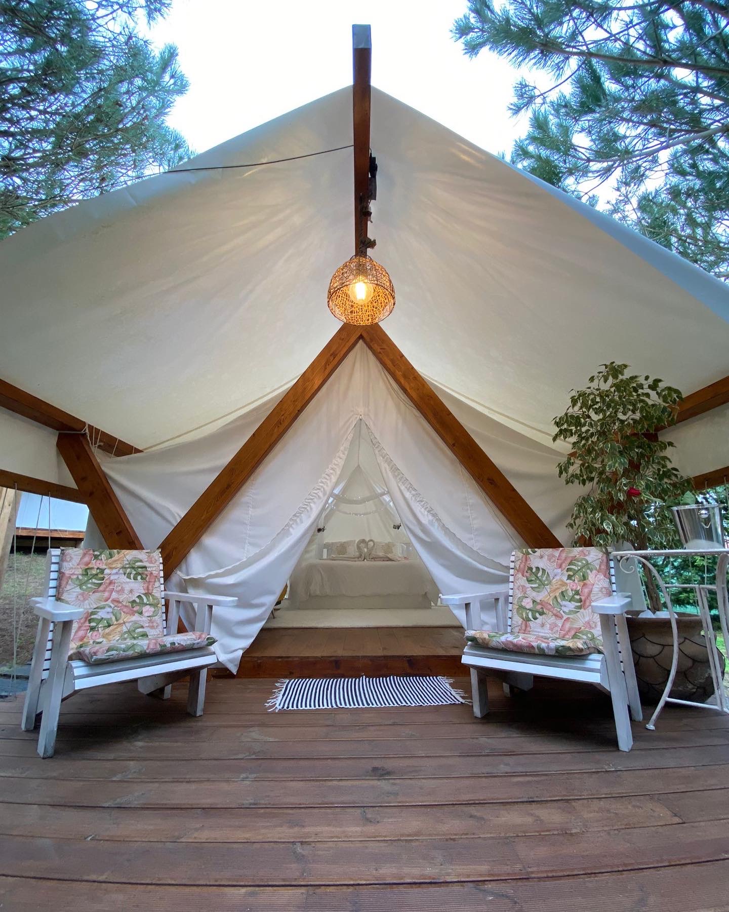 Glamping with Jacuzzi