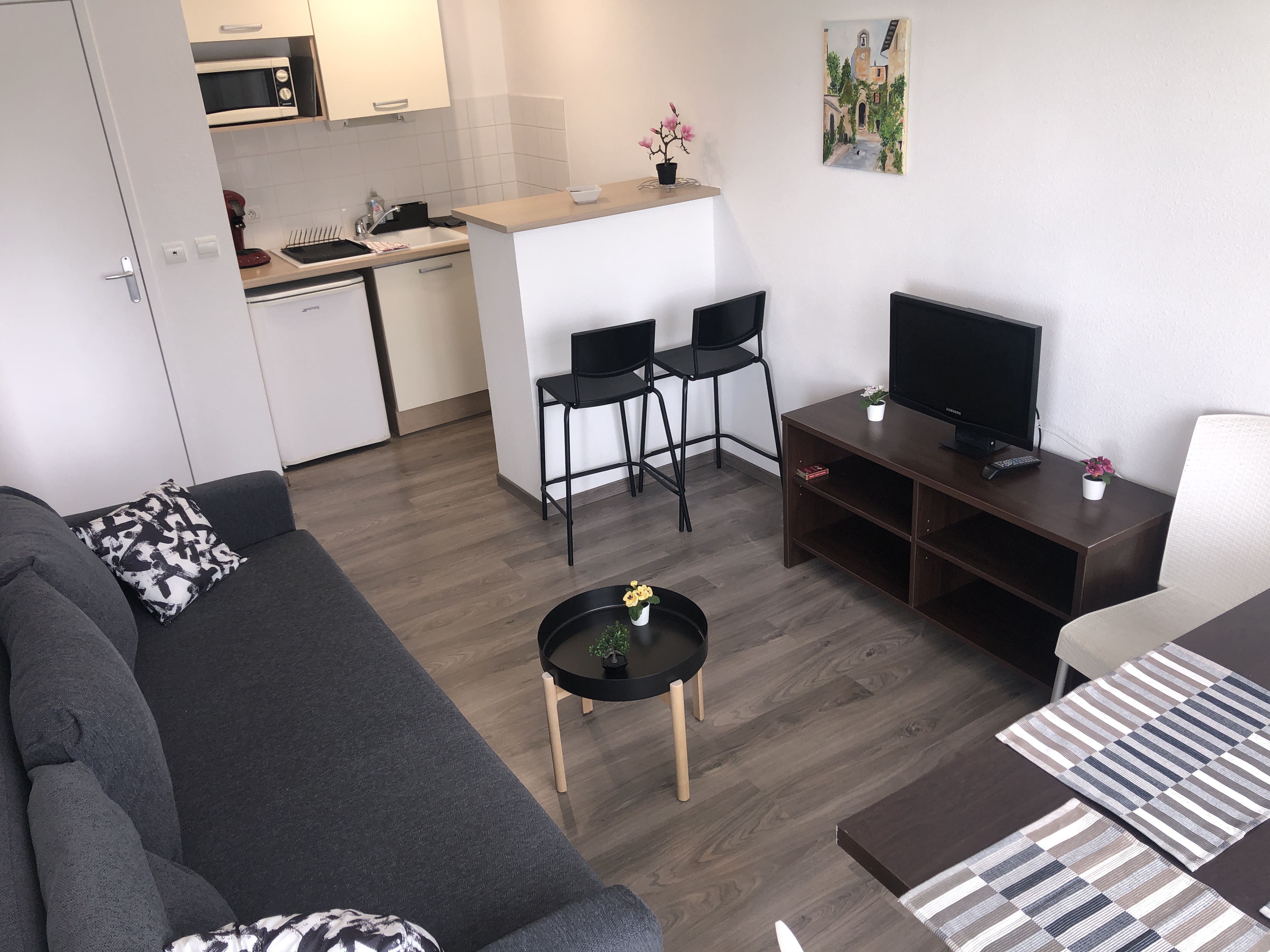 Apartment in residence near Honfleur