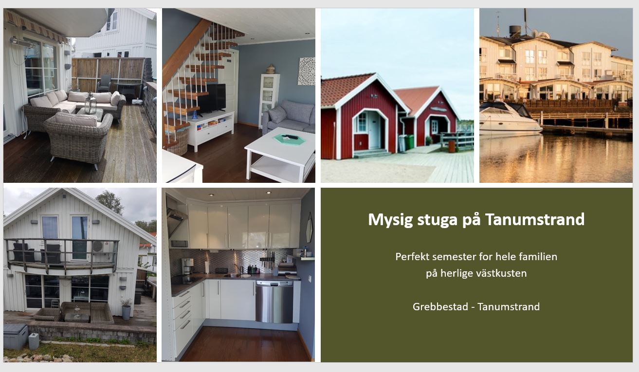 Cozy Modern Cottage on Tanumstrand