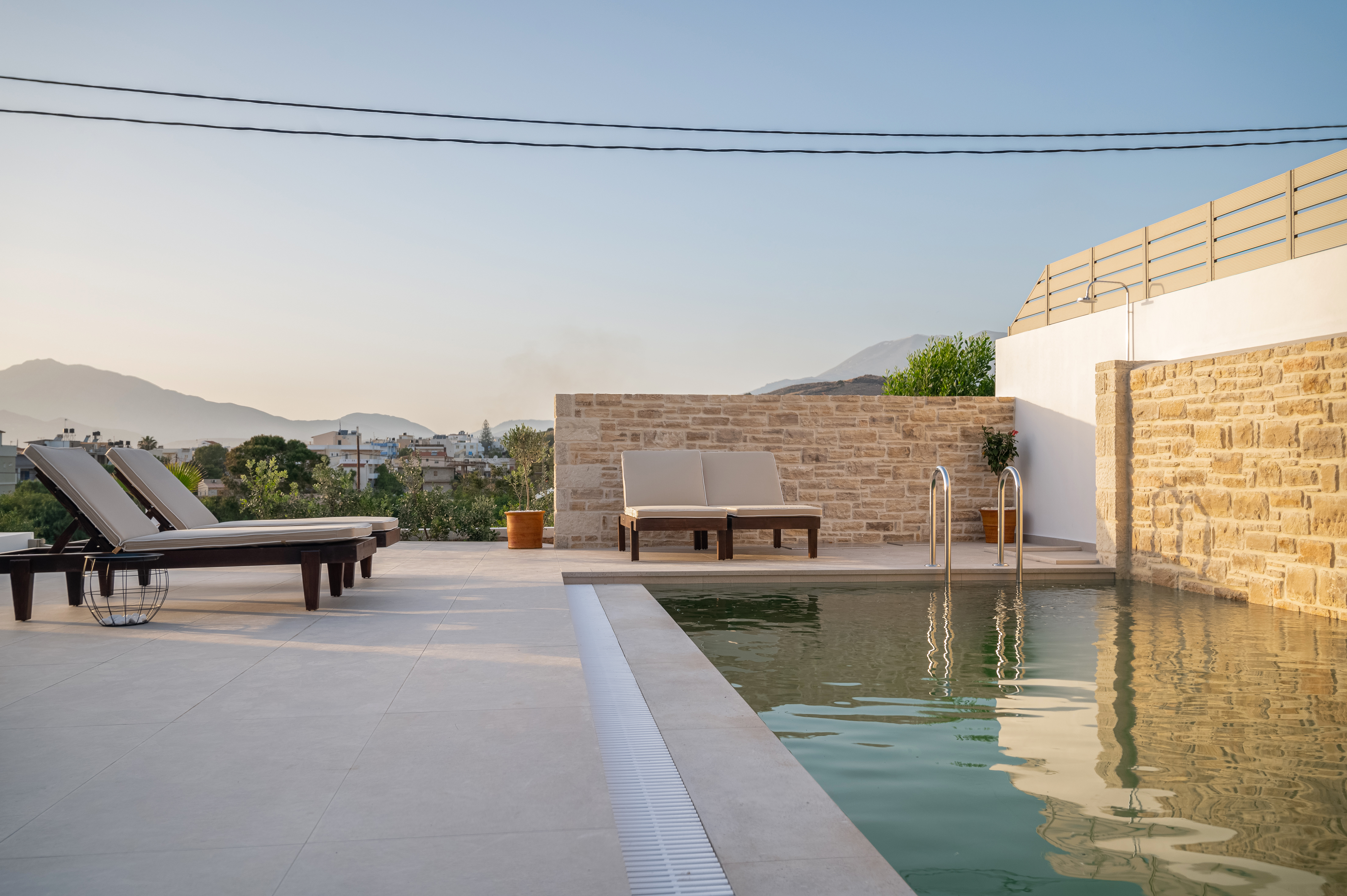 Ammokrinos, Suite Rizes with pool 150m from beach