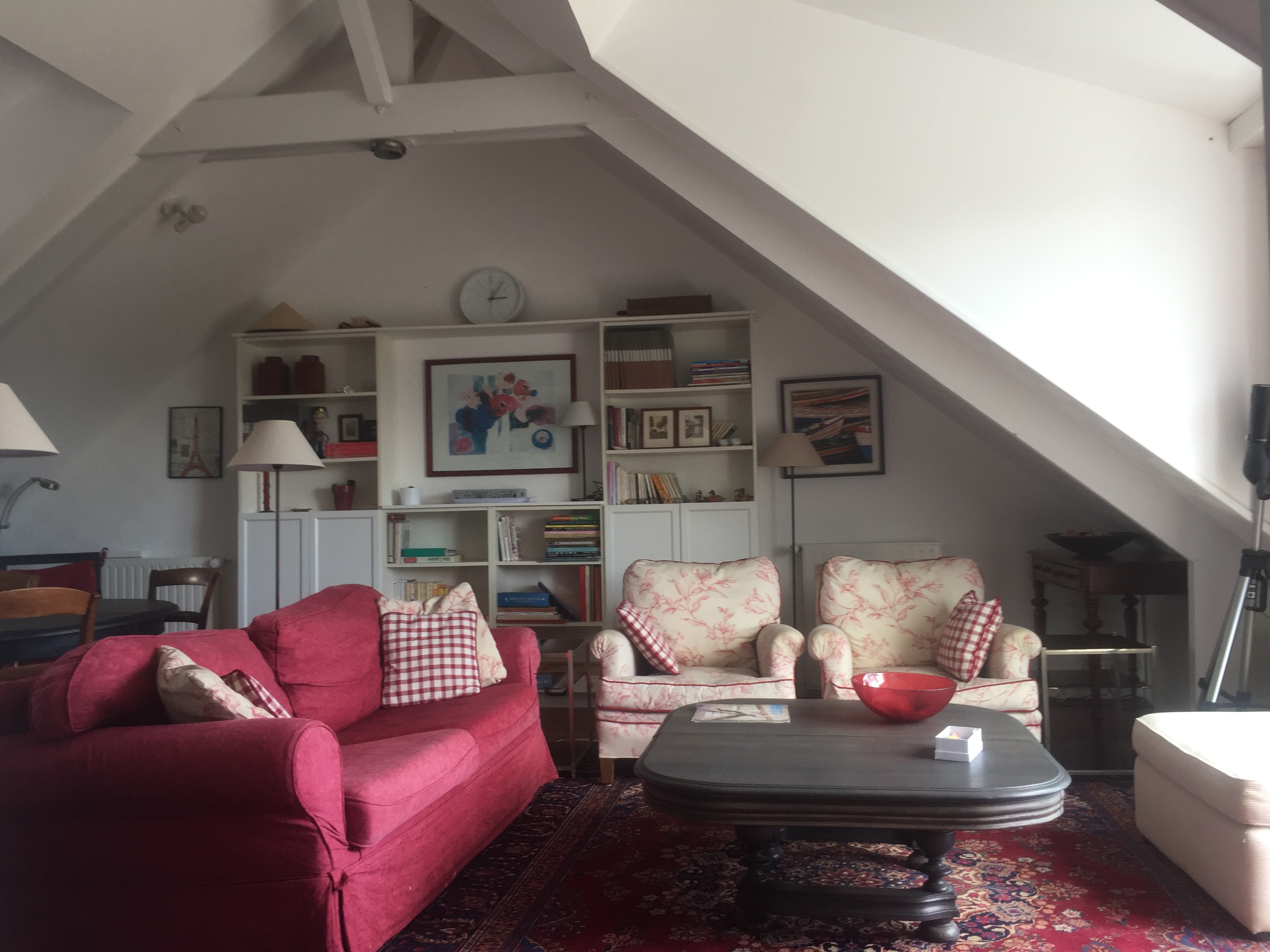 Accommodation 5pers: 40 m2 of living room and balcony