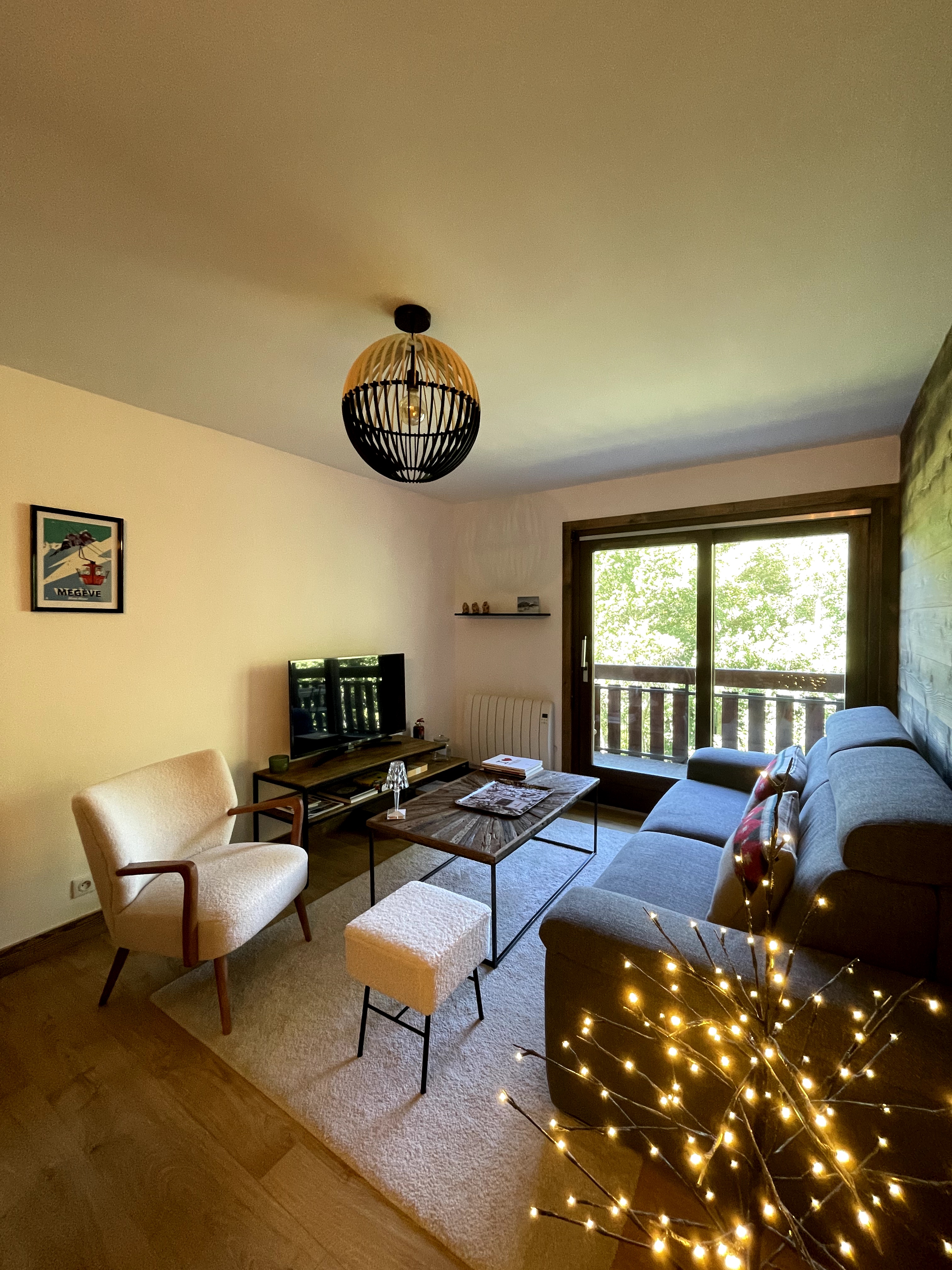 Megève - Warm renovated T2 - Terrace, parking