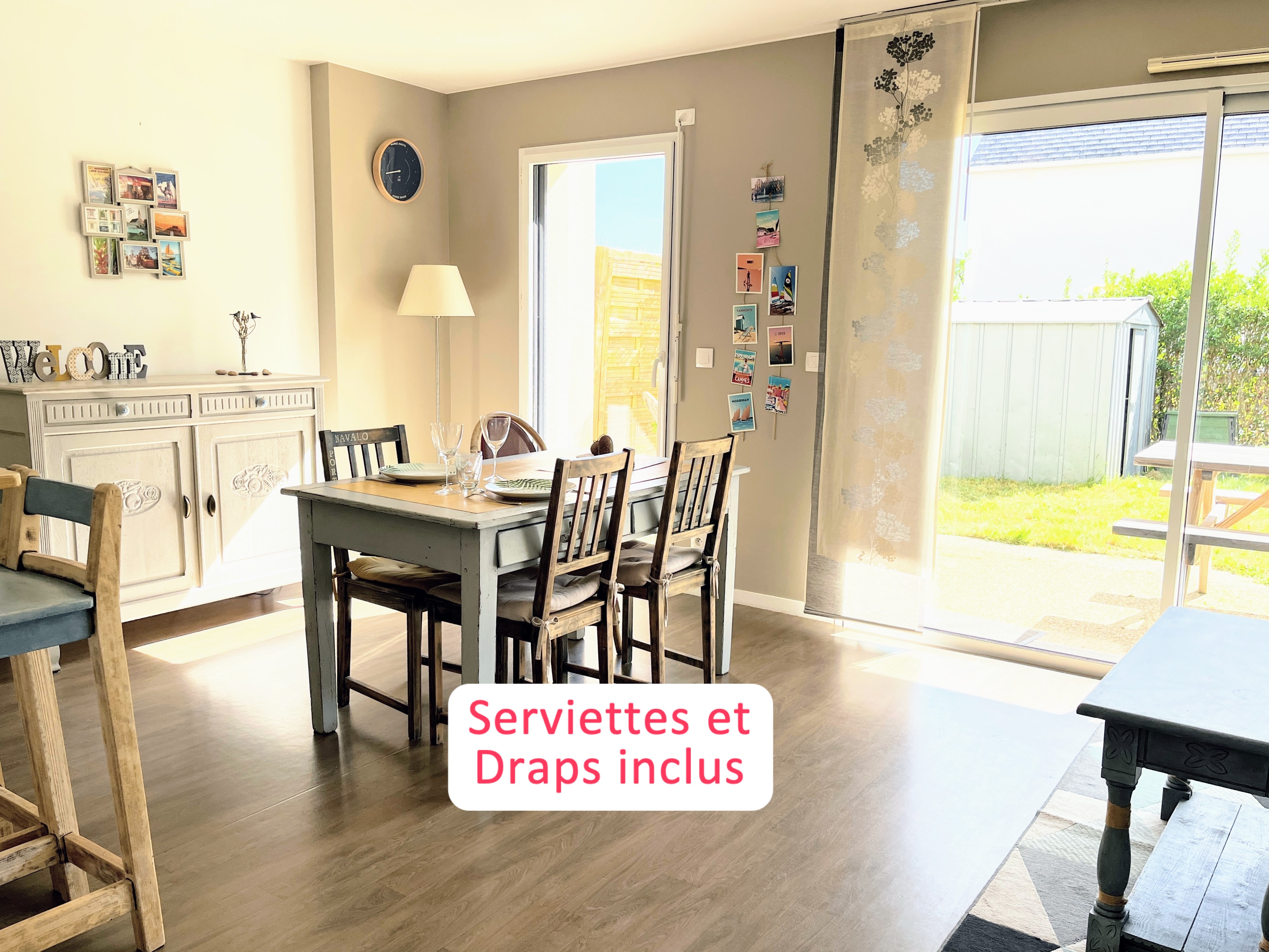 Grand Appartement 2p - Jardin - Golfe du Morbihan