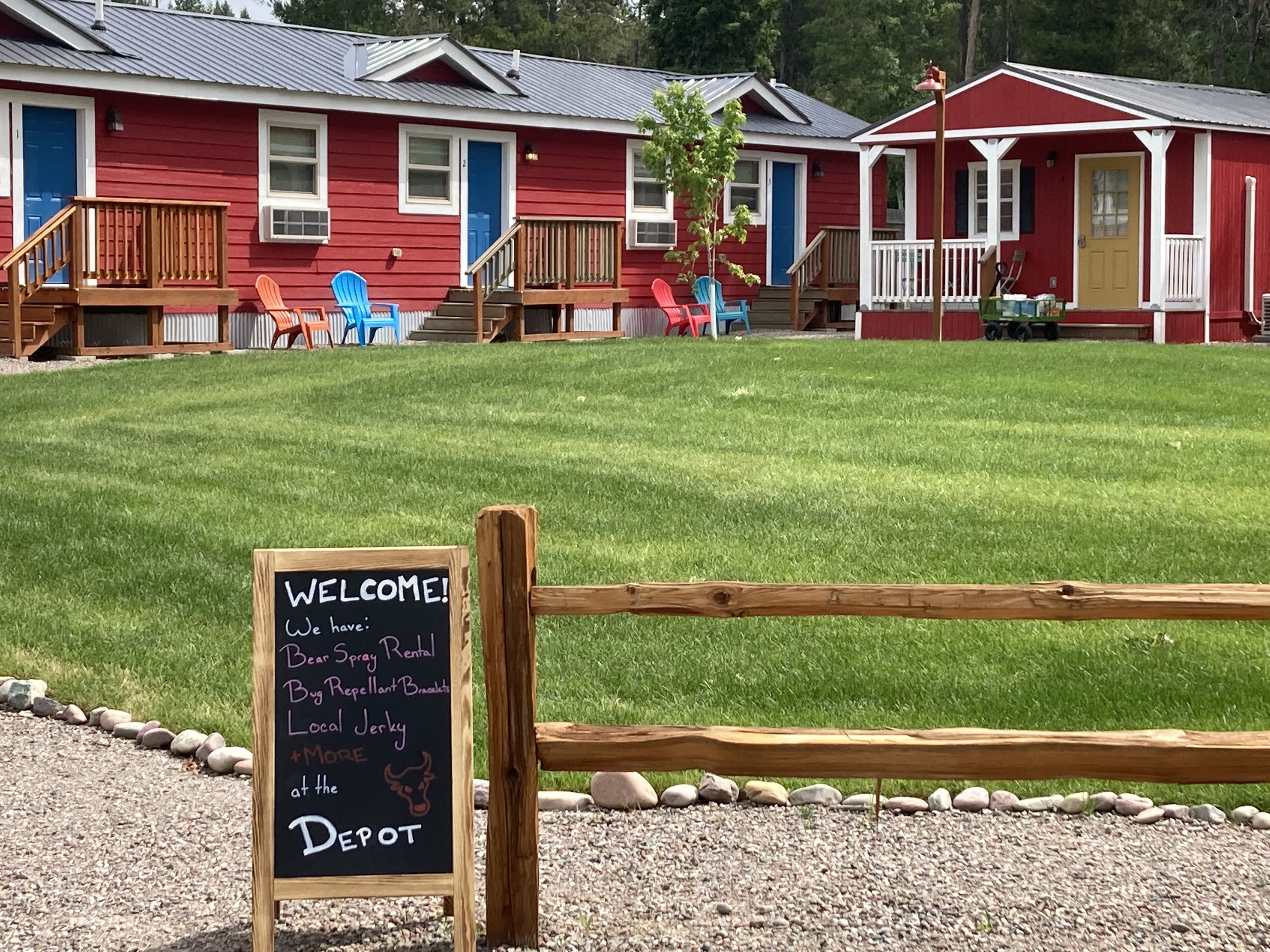 The Red Station by Glacier - Cabin #8