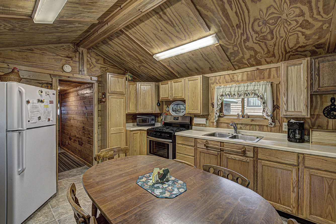 Charming log cabin with beach and great fishing! Cabins for Rent in