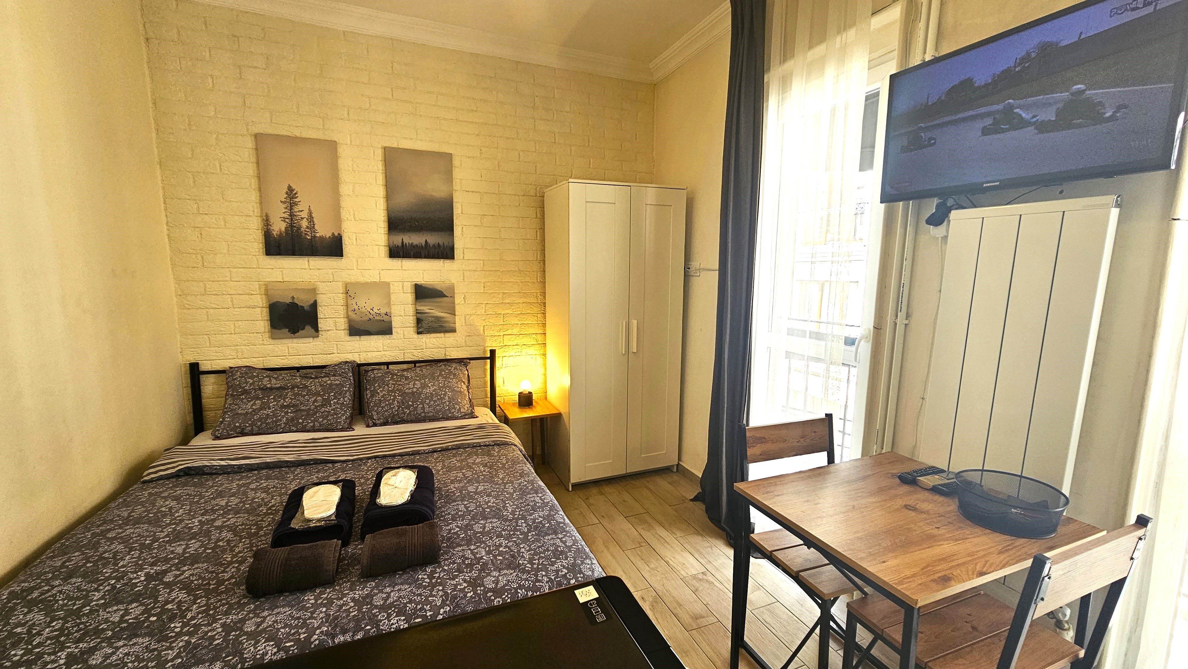 3. Unique spacious studio with balcony
