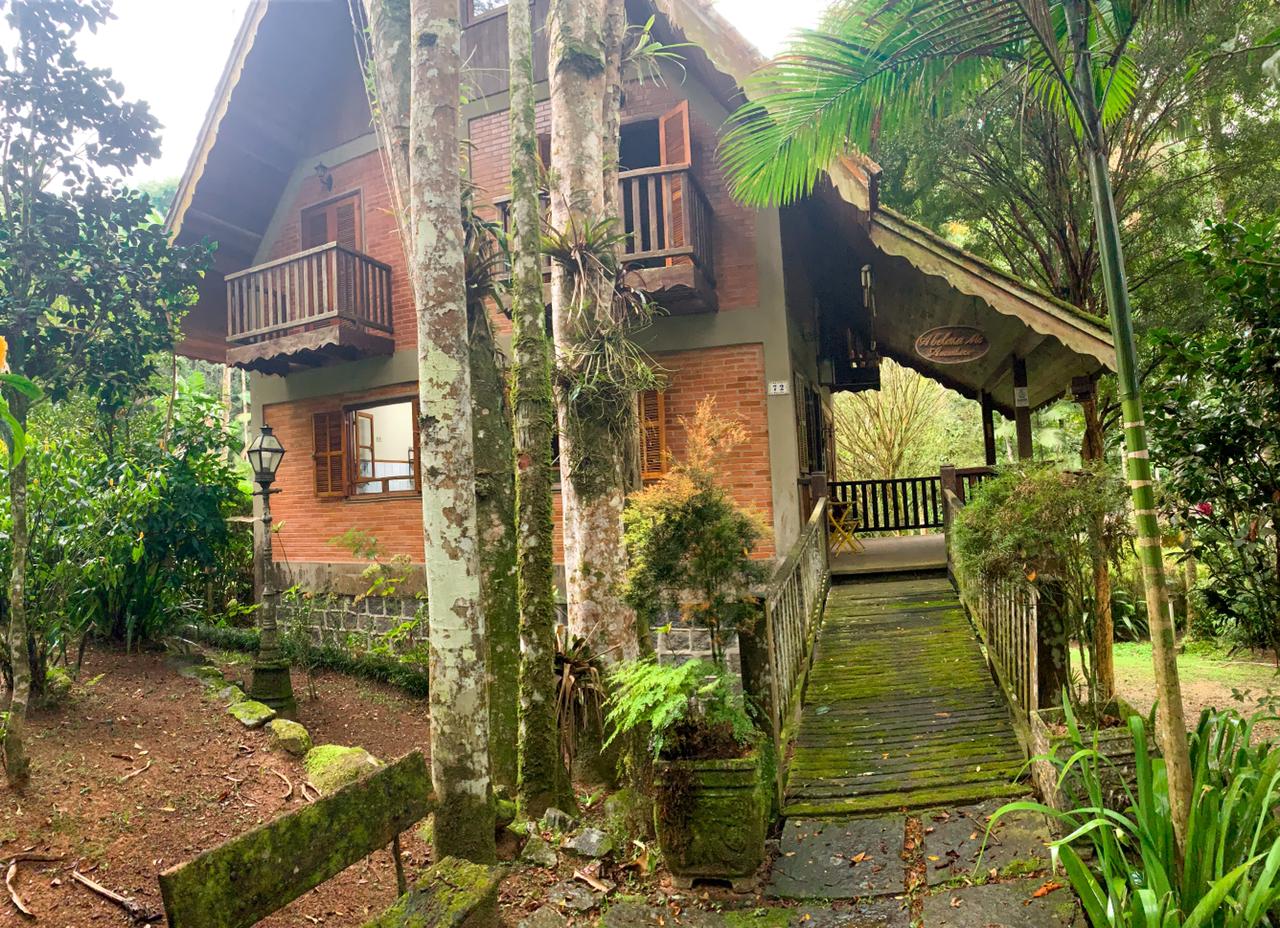 Chalé aconchegante na montanha com lareira interna - Chalets zur Miete ...