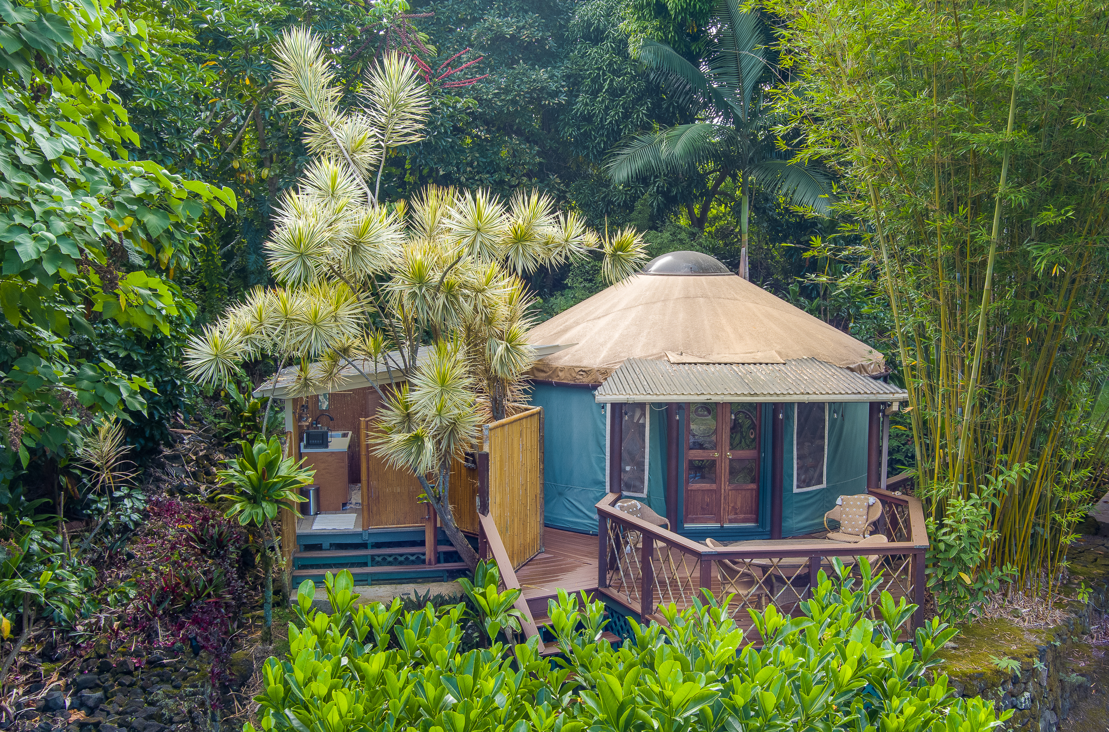 The Jungle Yurt at Tara Farms
