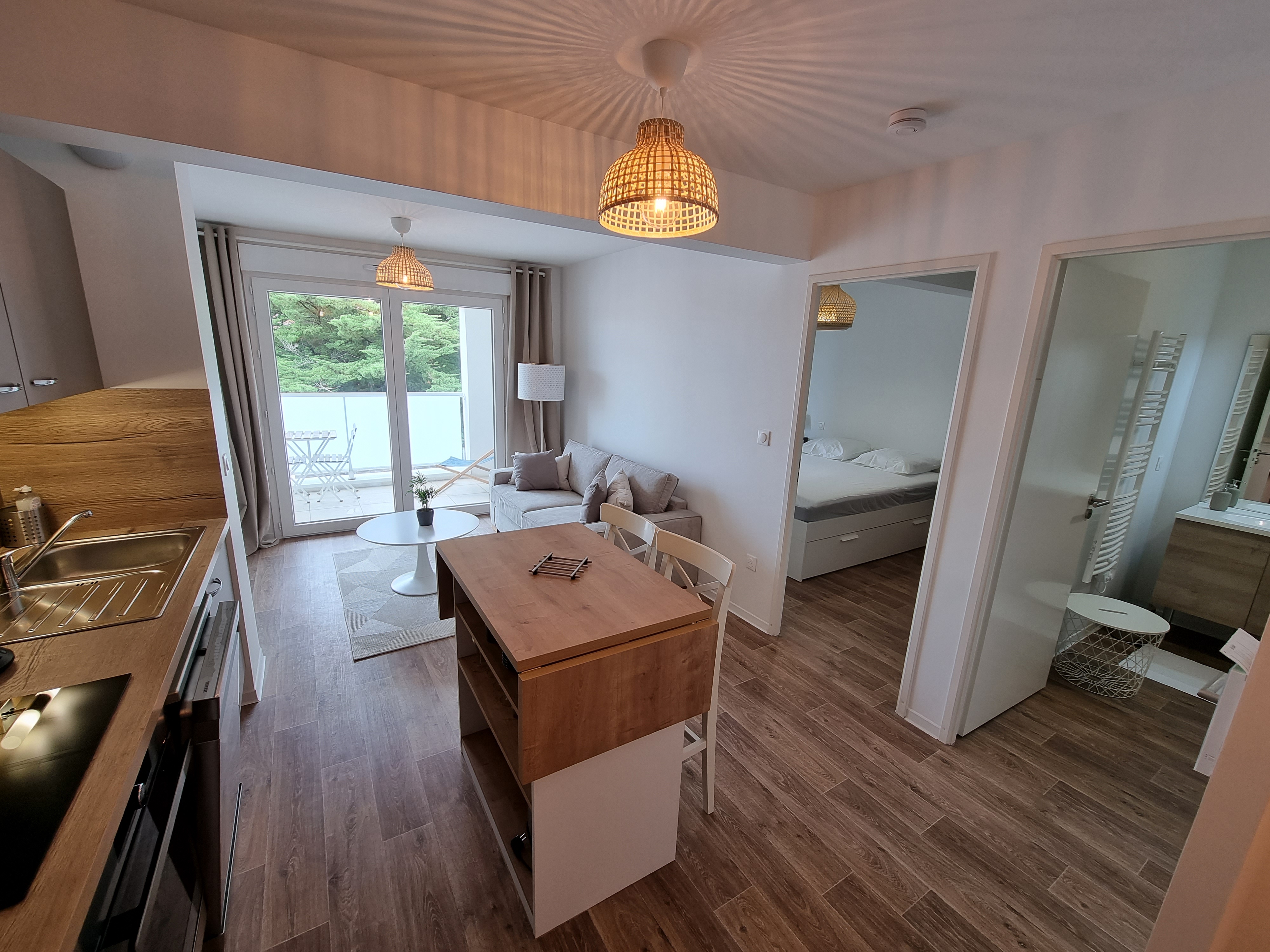 In the heart of Lacanau Apartment with Parking