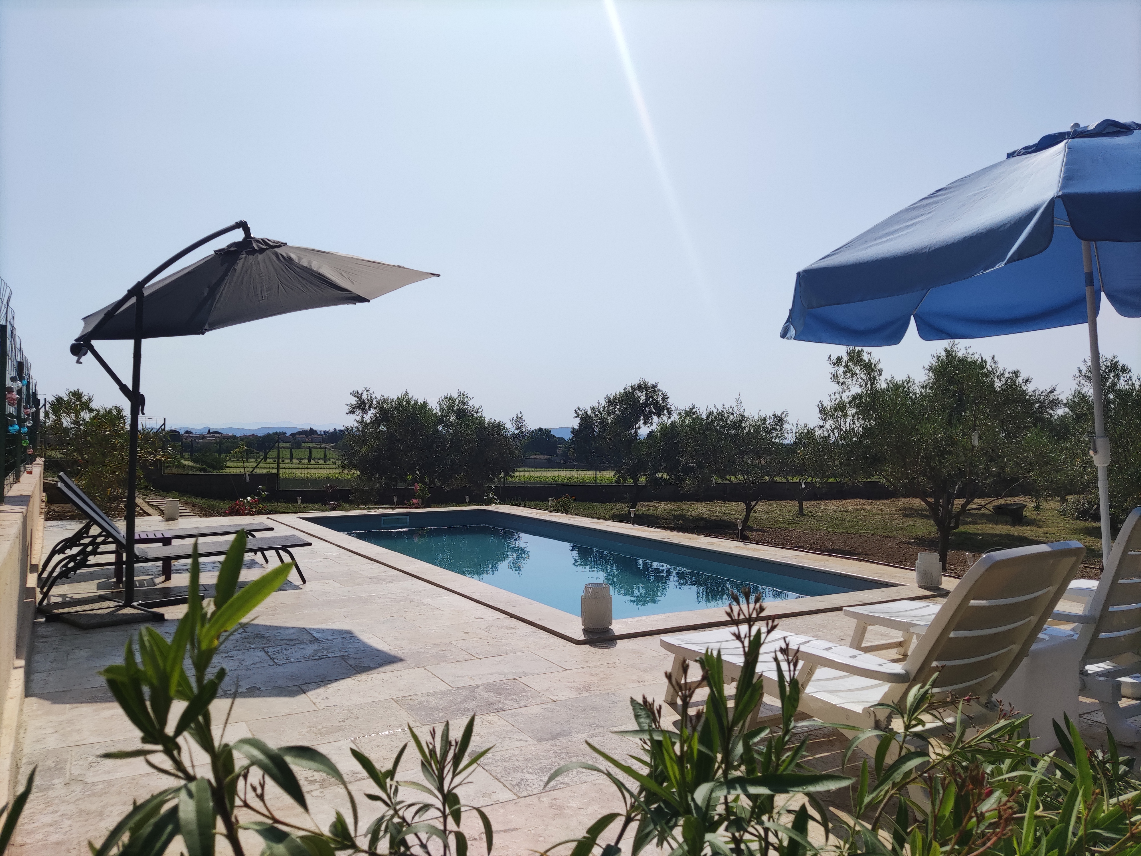 Villa and pool with great views