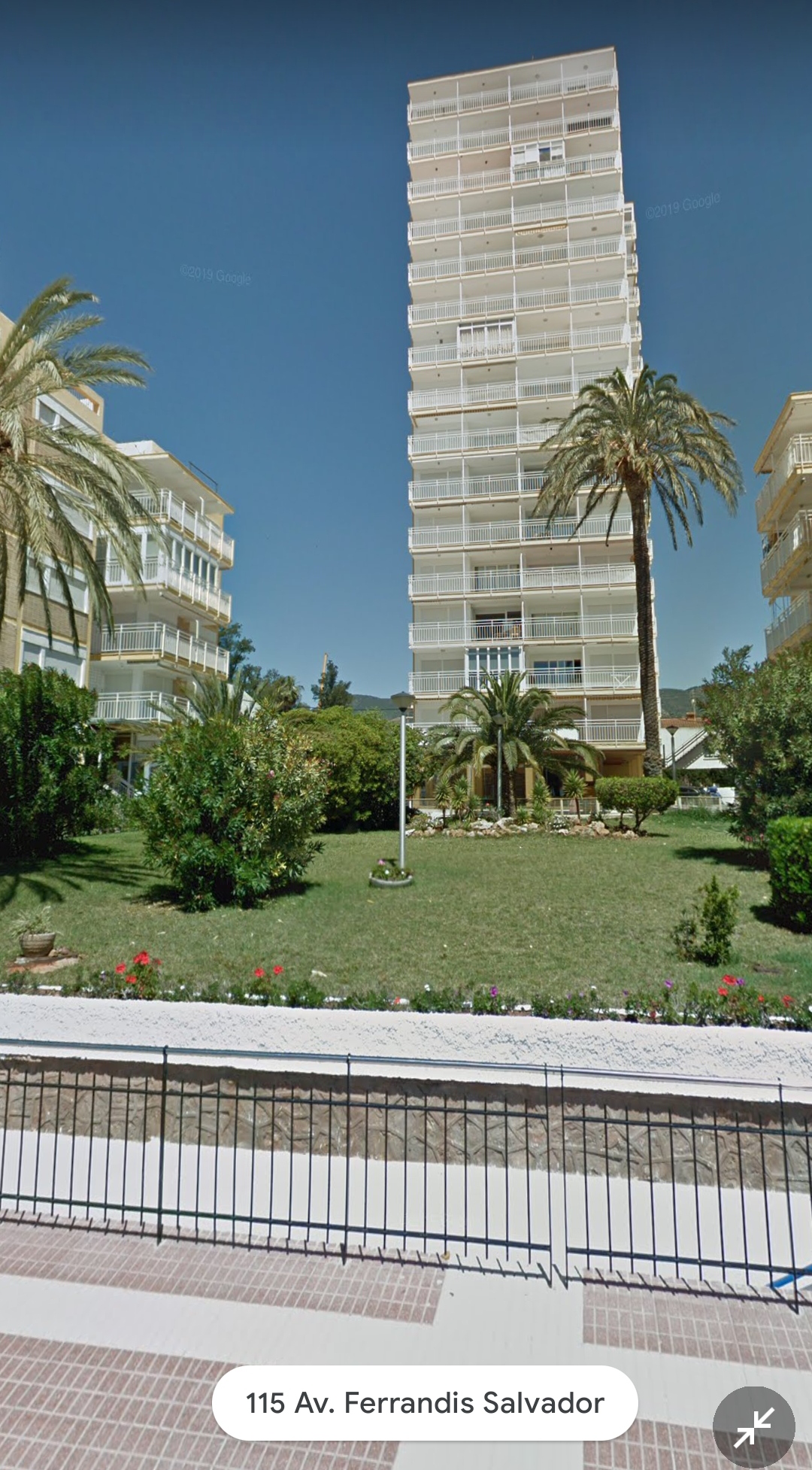 Beachfront apartment